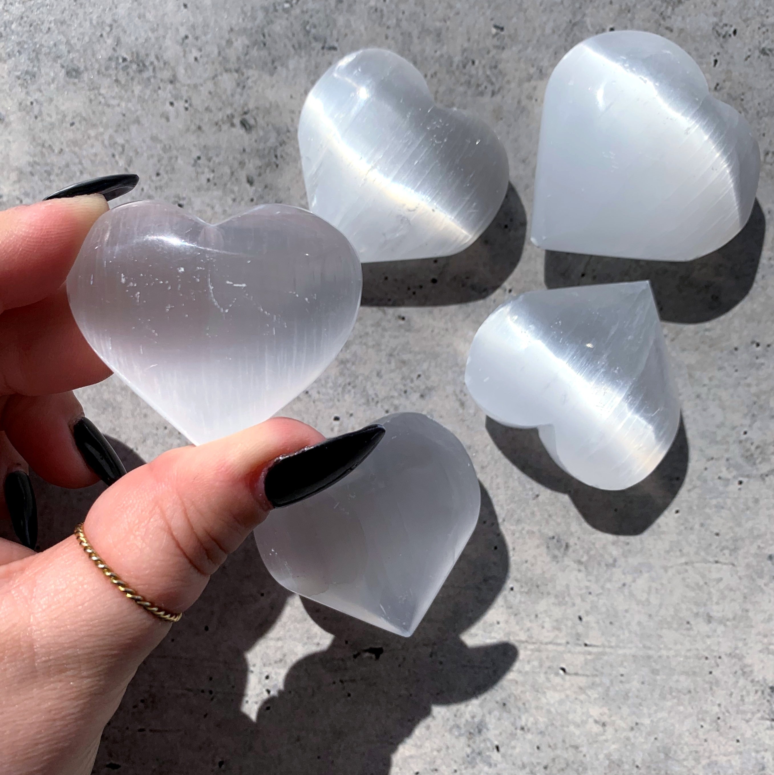 Selenite Heart | Small