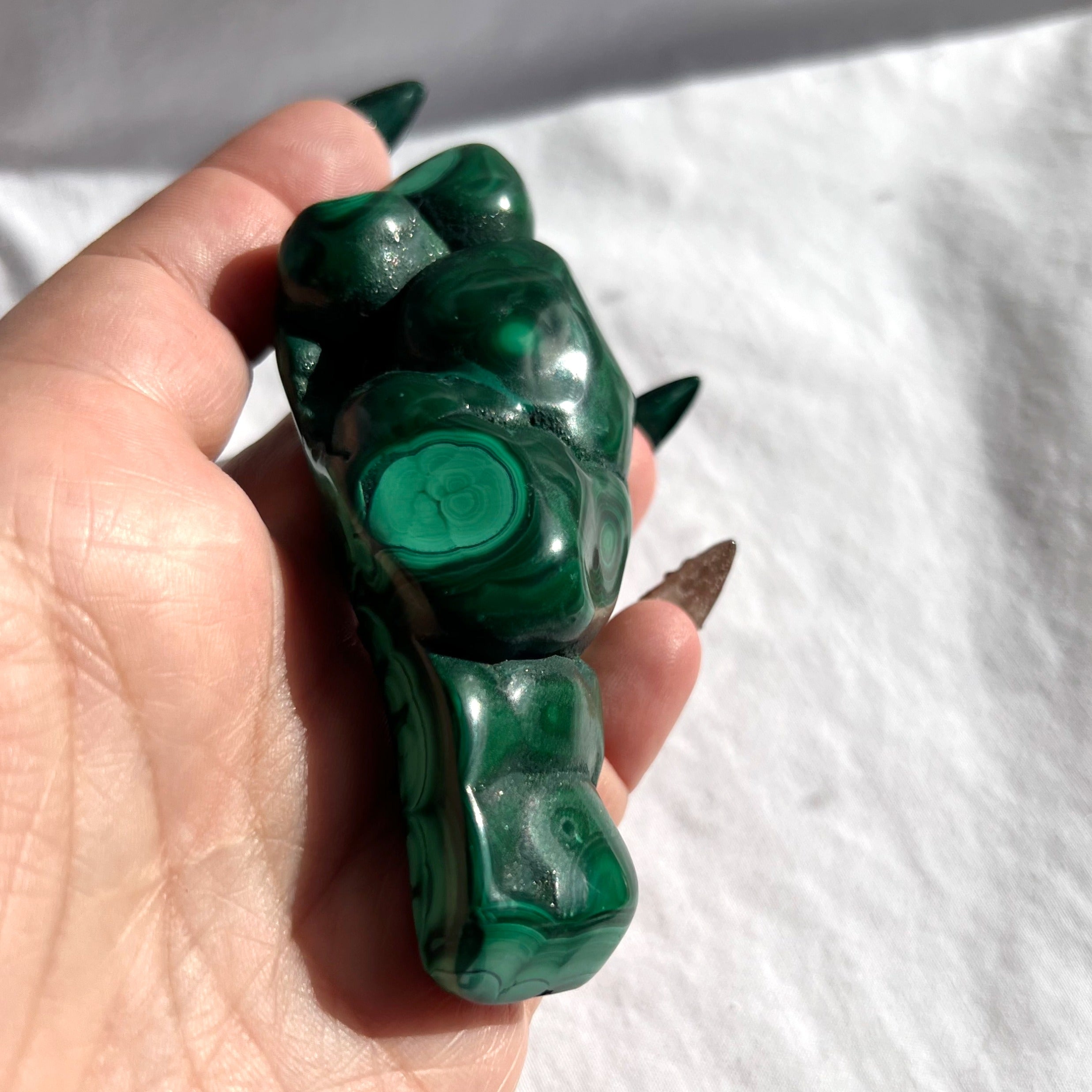 'Crocky' Malachite Freeform