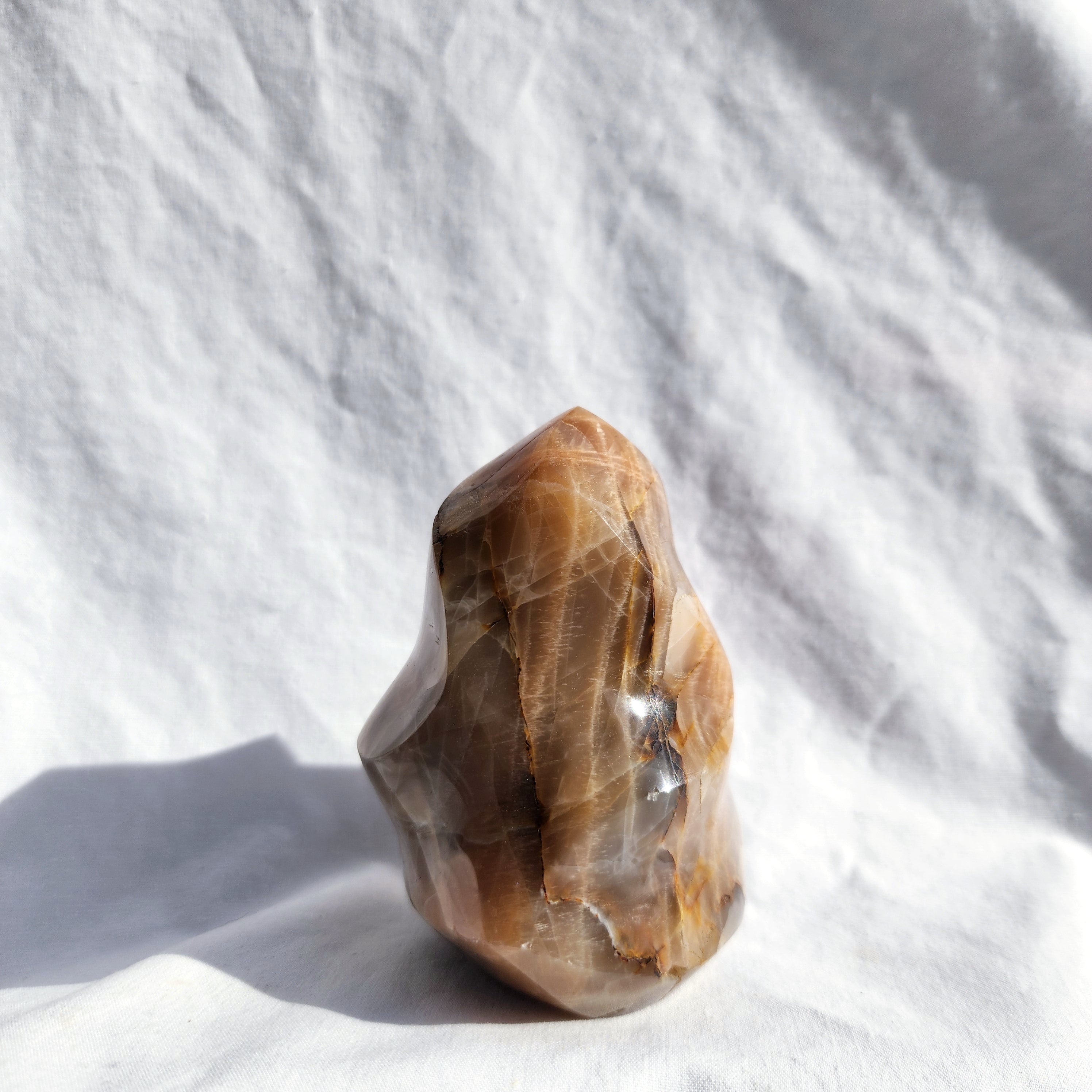 Peach Moonstone Flame