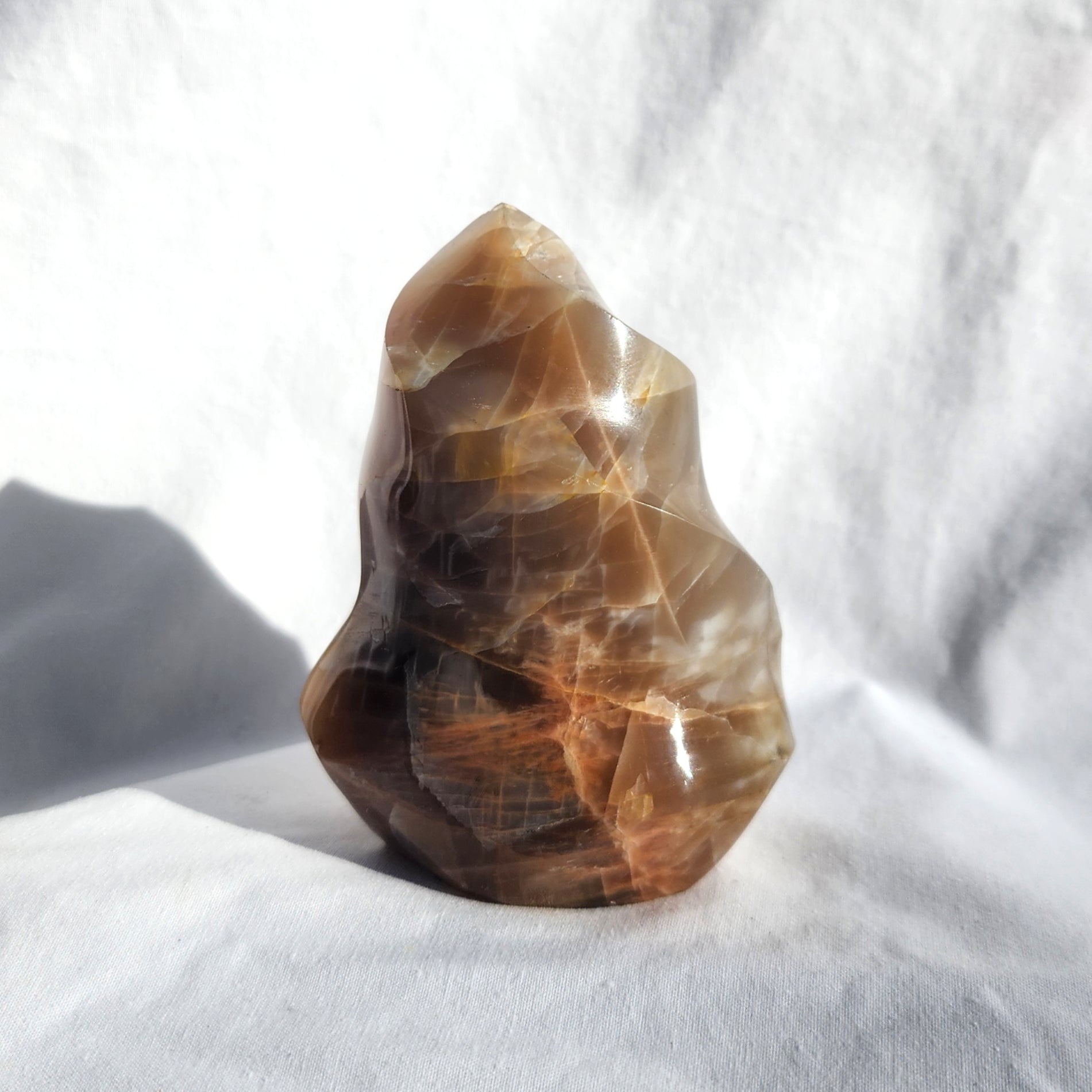 Peach Moonstone Flame