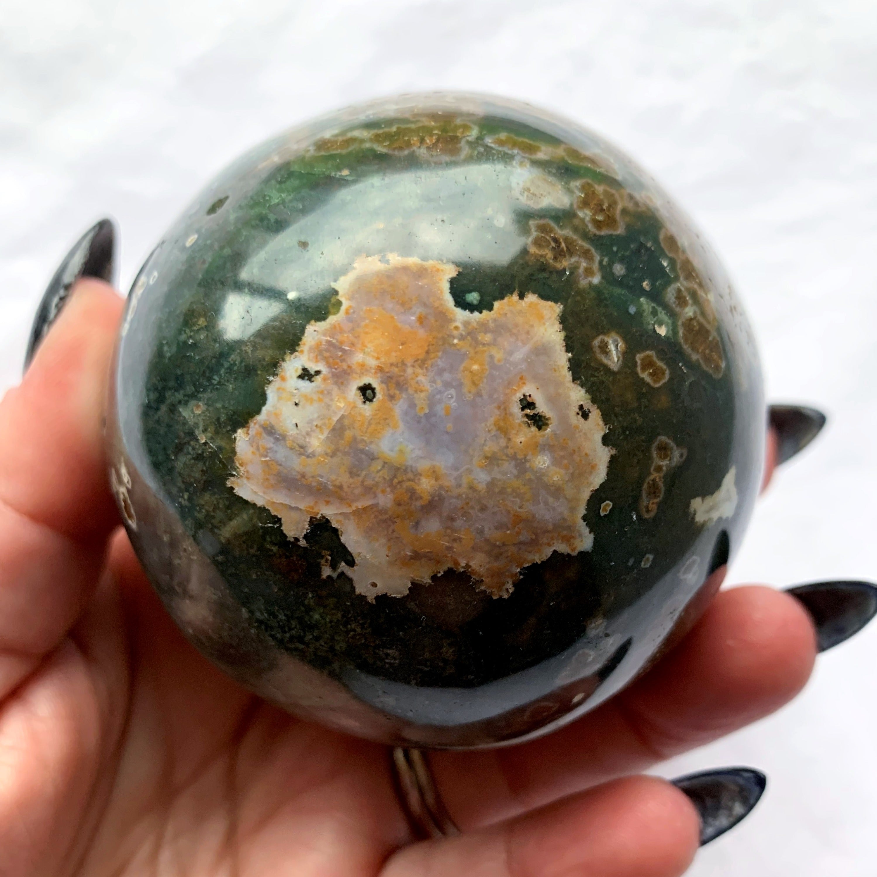 Ocean Jasper Sphere
