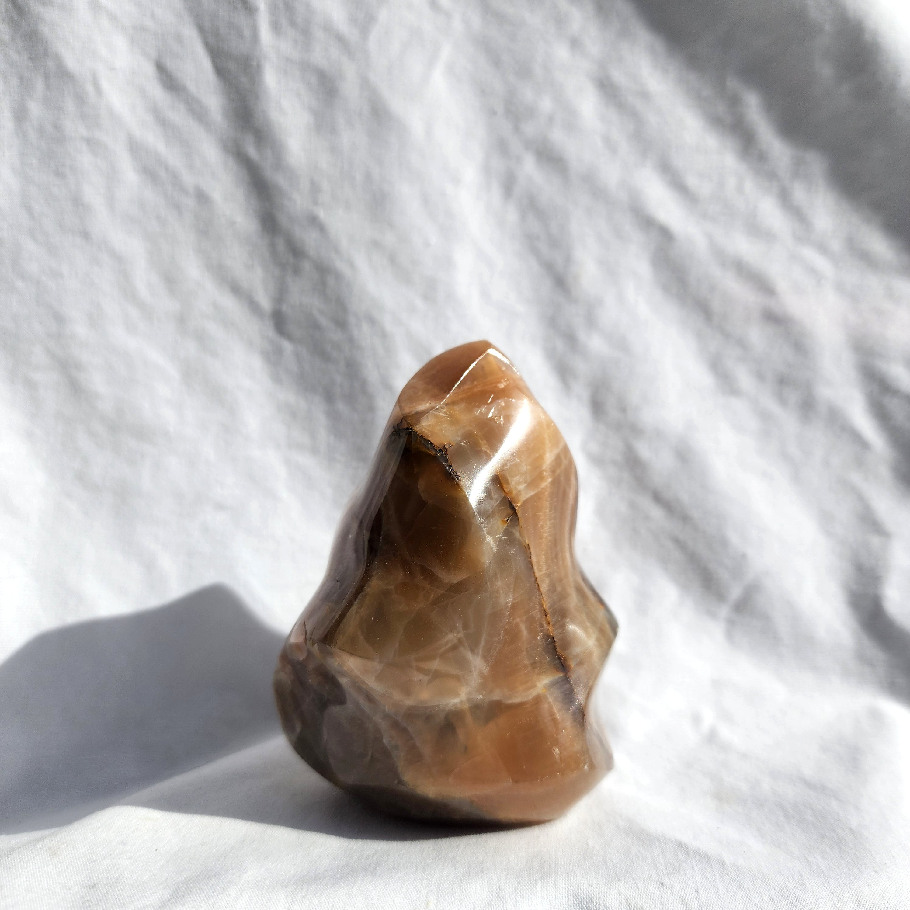 Peach Moonstone Flame