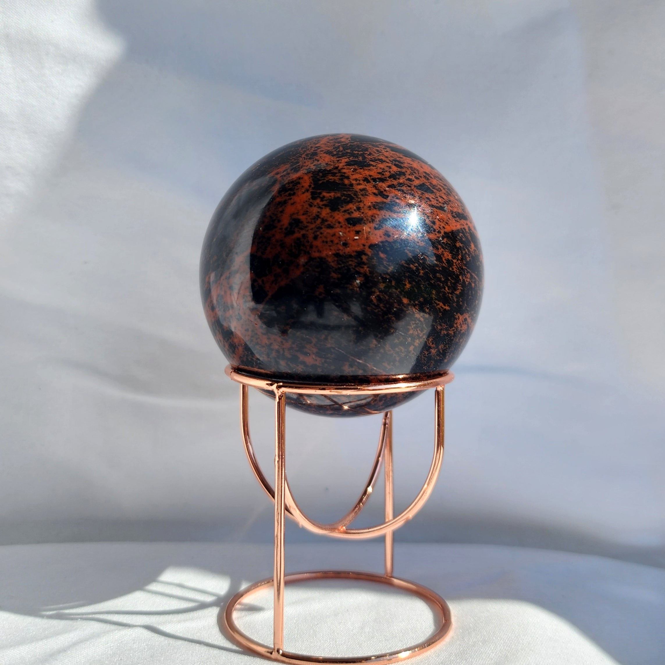 Mahogany Obsidian Sphere