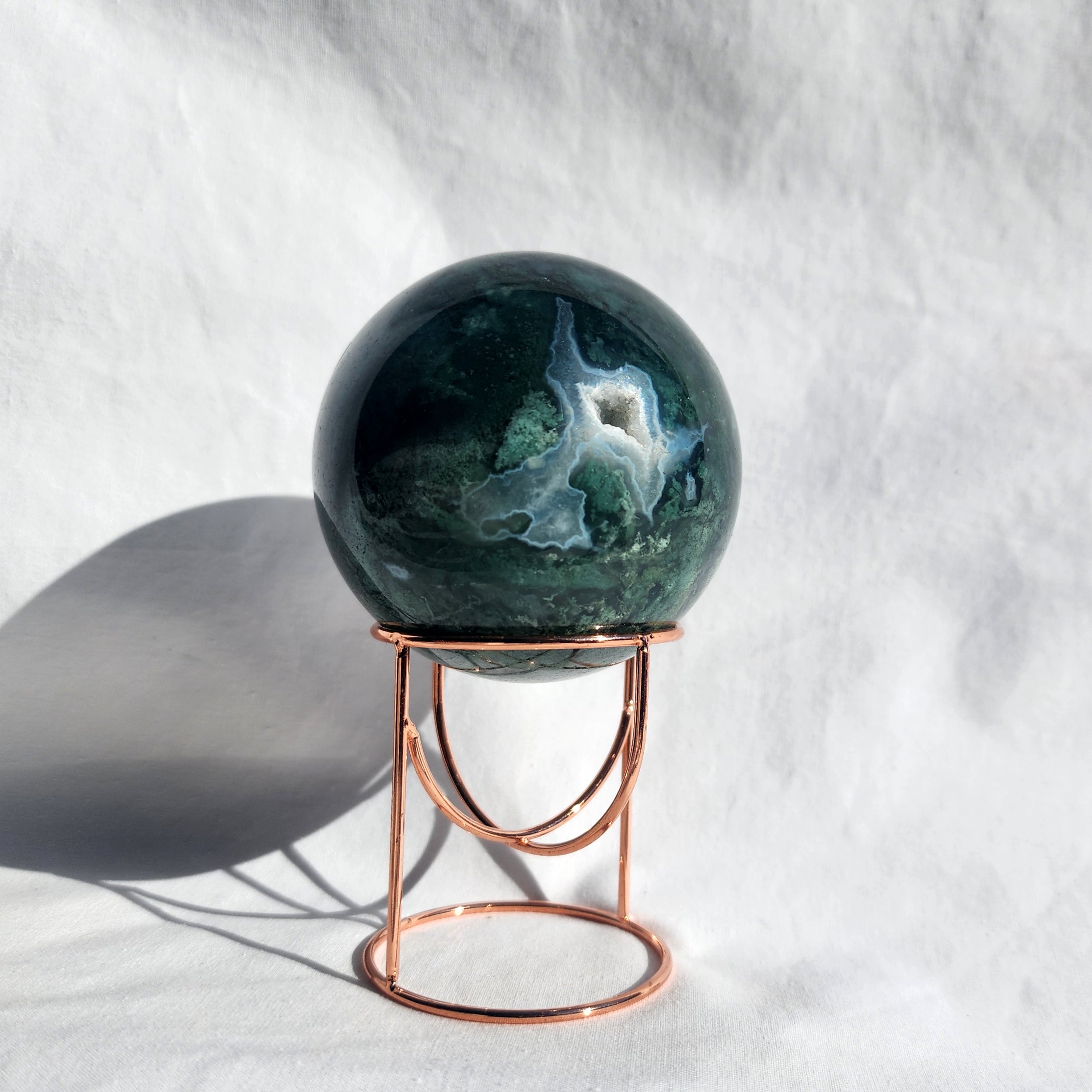 Moss Agate Sphere