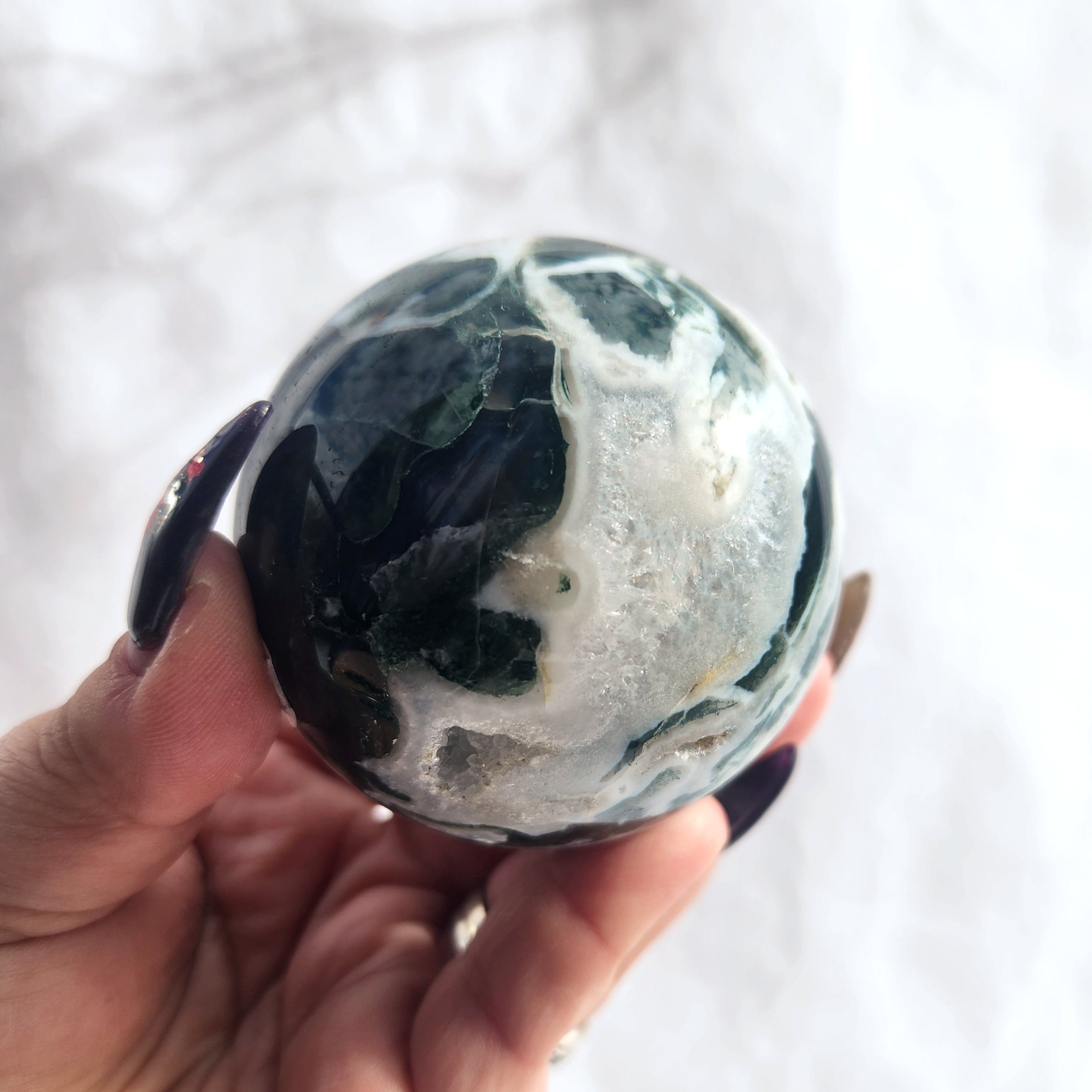 Tree Agate Sphere