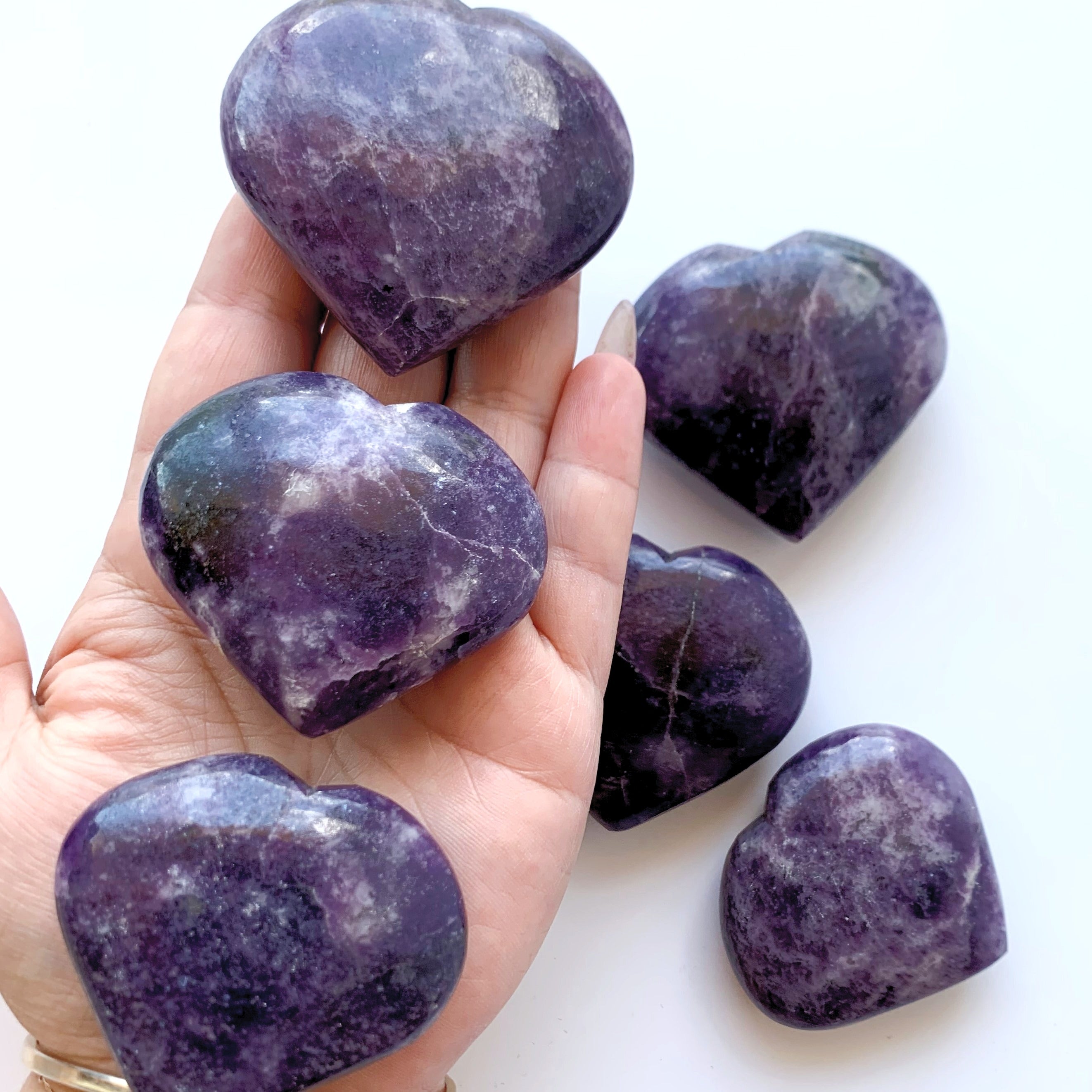 Lepidolite Heart | Medium