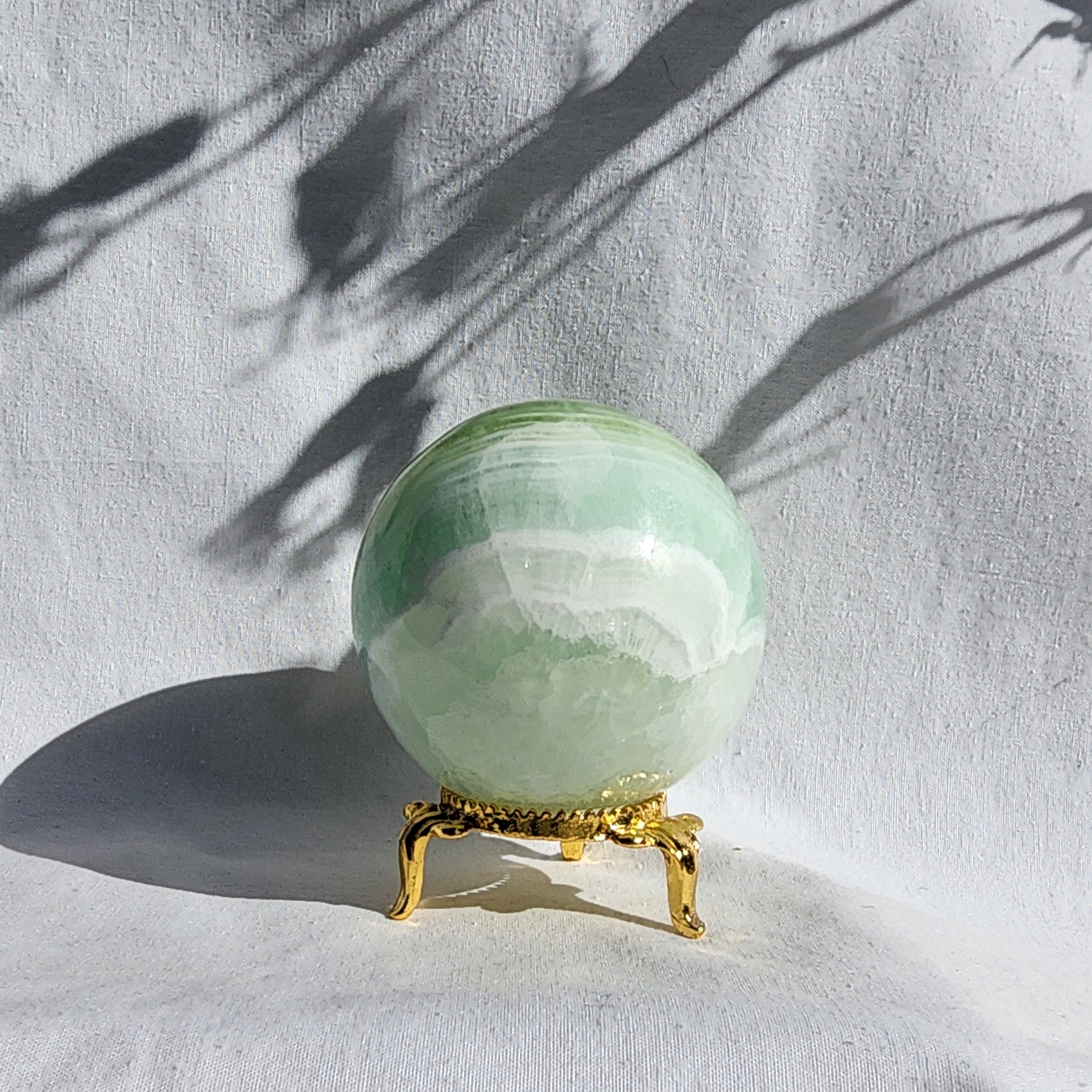 Pistachio Calcite Sphere