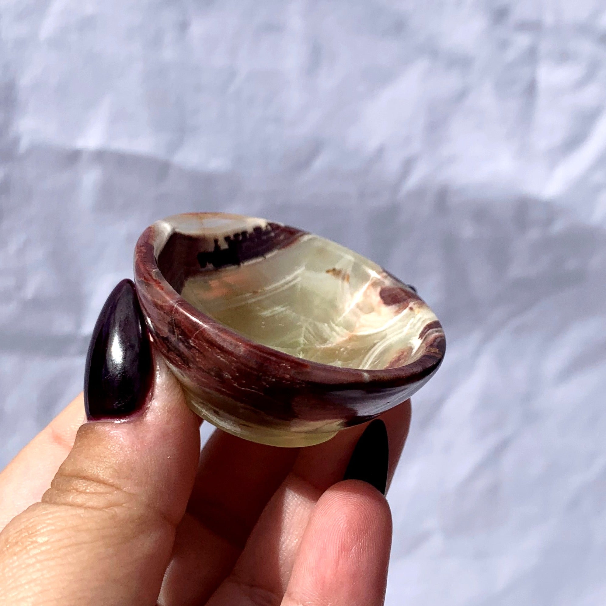 Green Onyx Mini Trinket Bowl