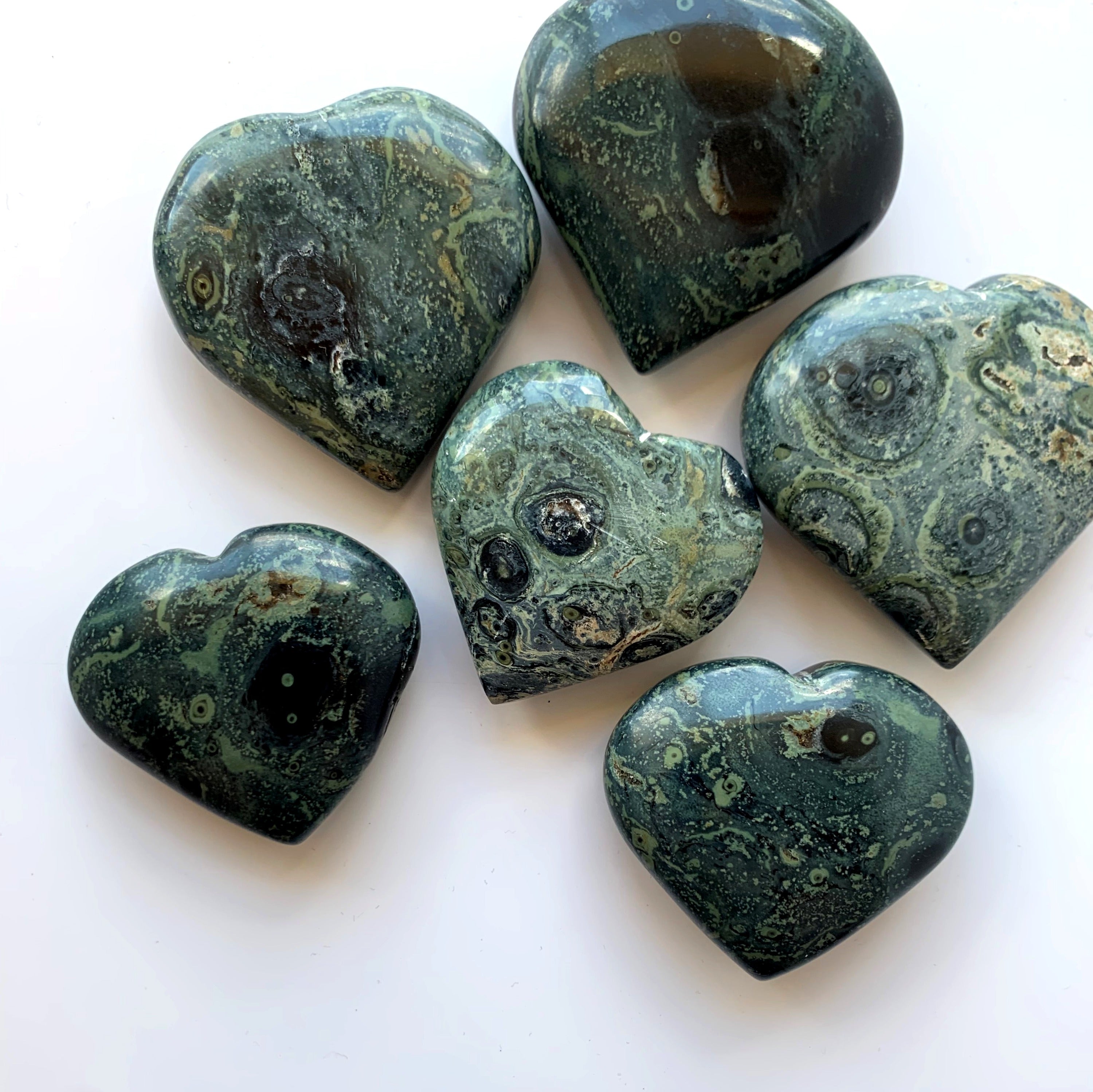 Kambaba Jasper Heart | Large