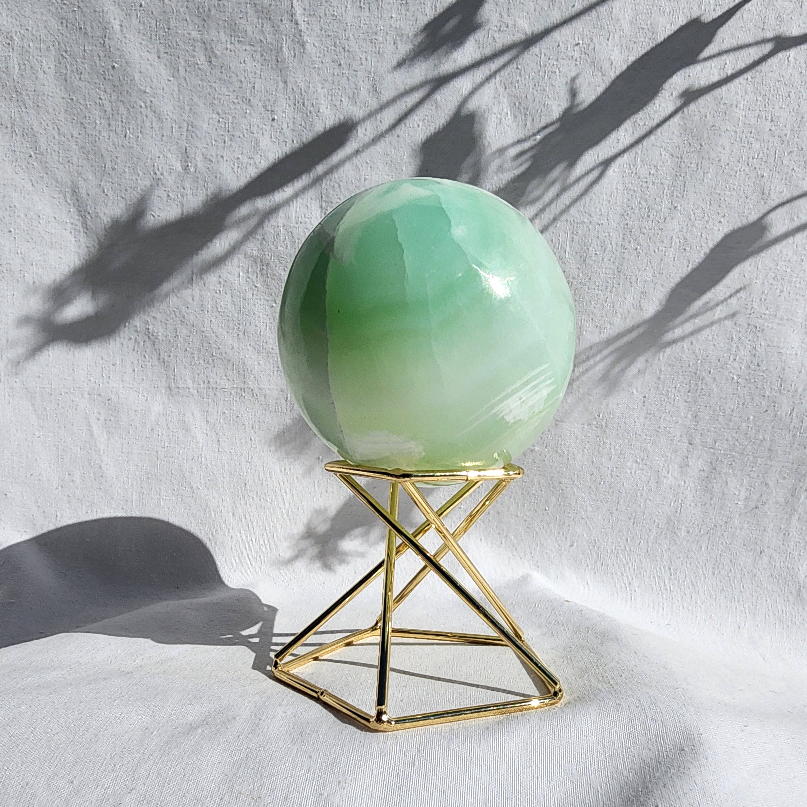 Pistachio Calcite Sphere