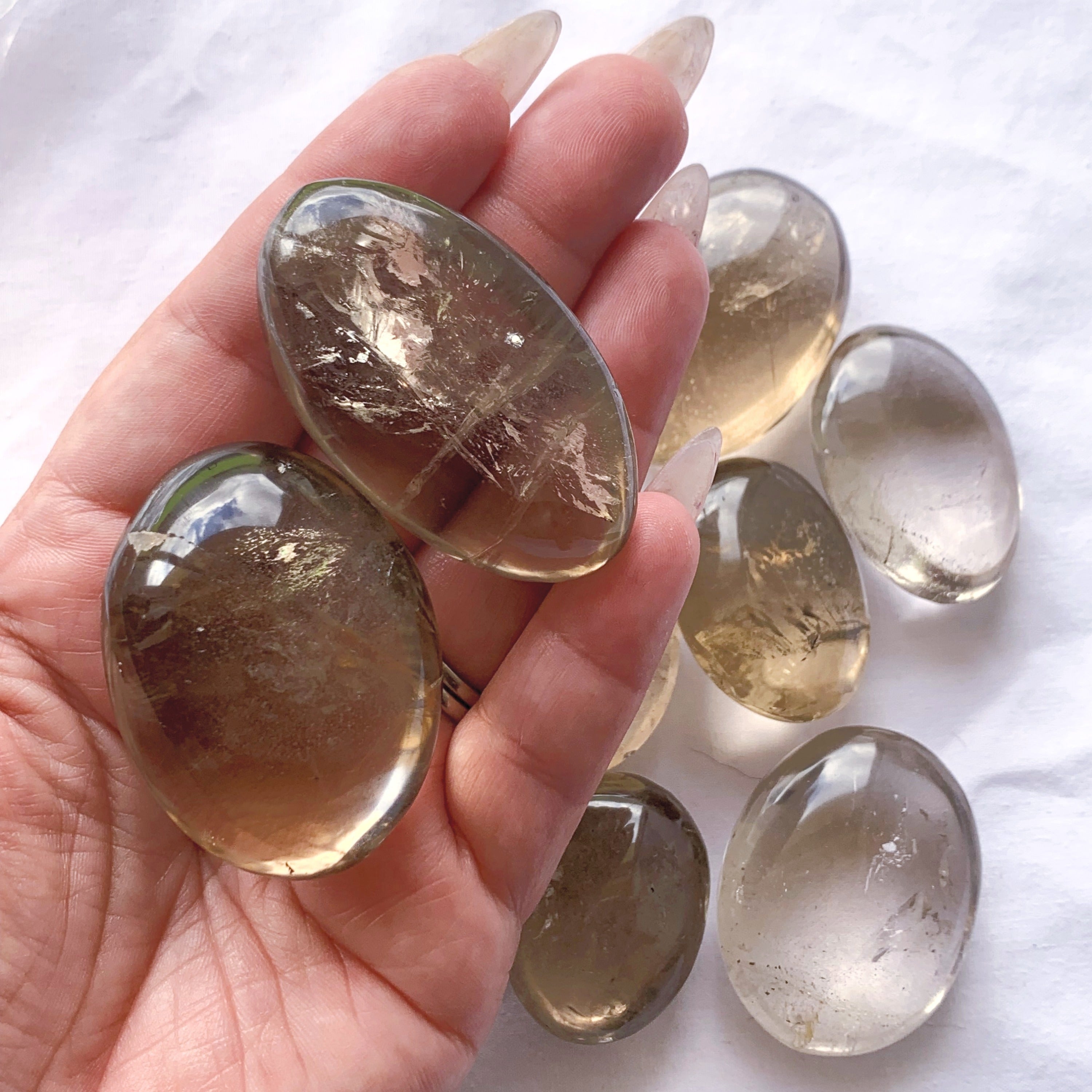 Smoky Quartz Palmstone | Small