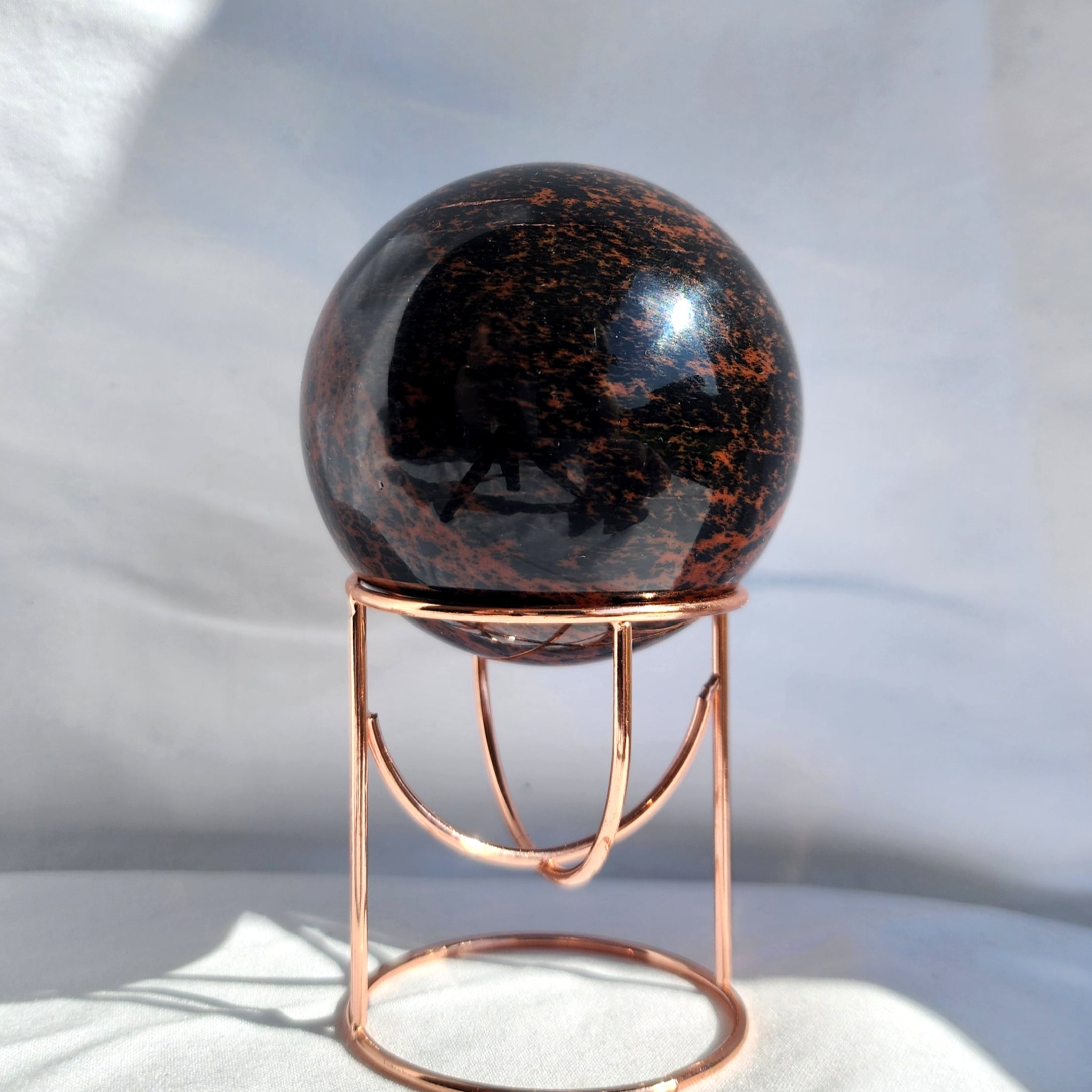 Mahogany Obsidian Sphere