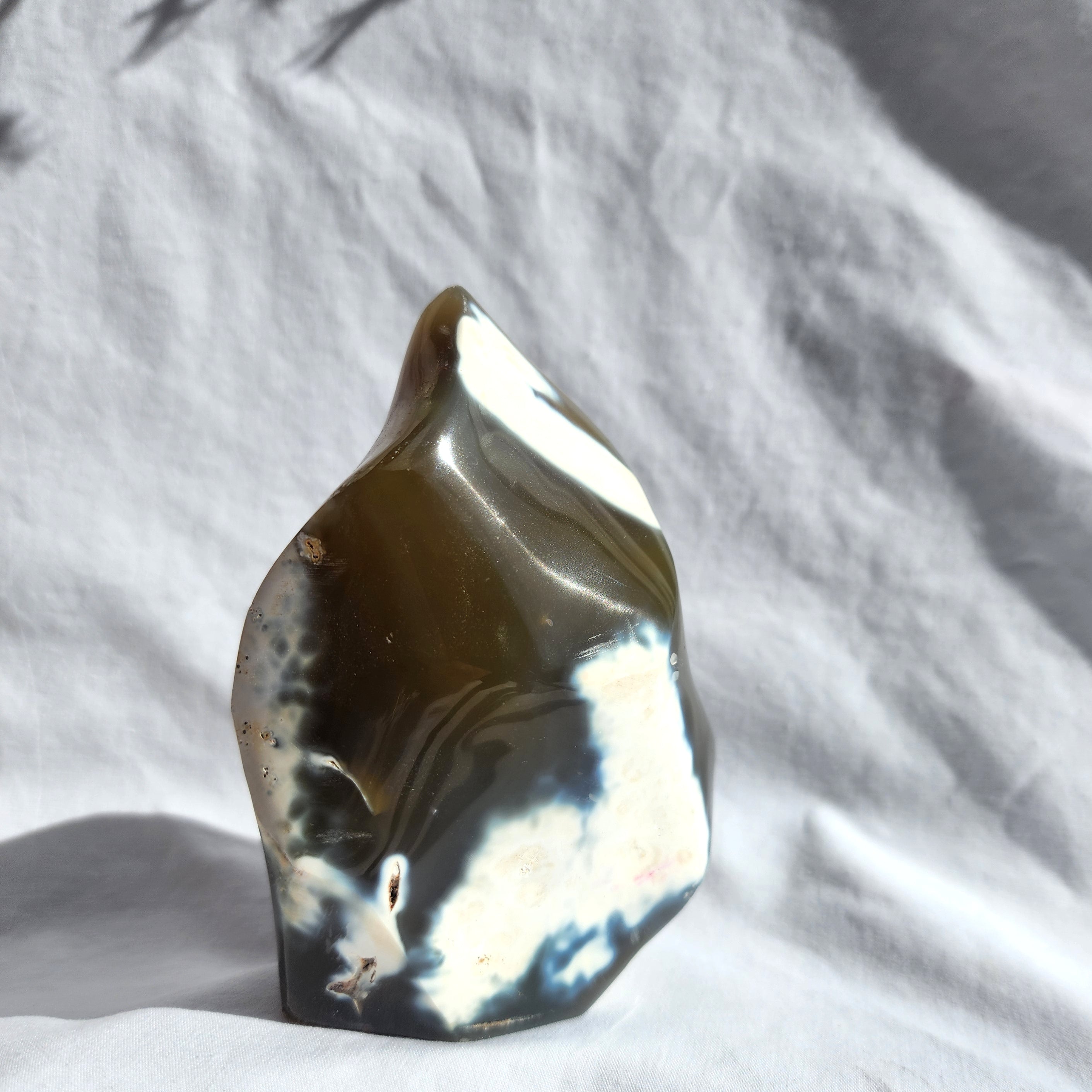 Orca Agate Flame