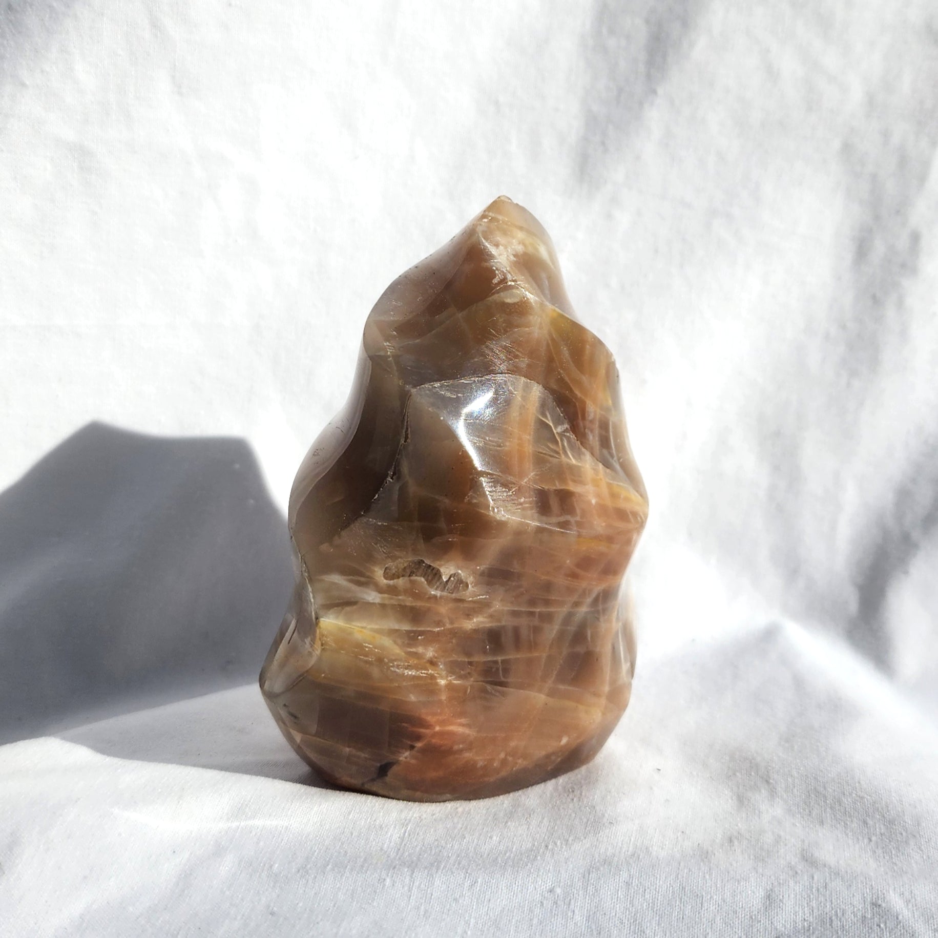 Peach Moonstone Flame