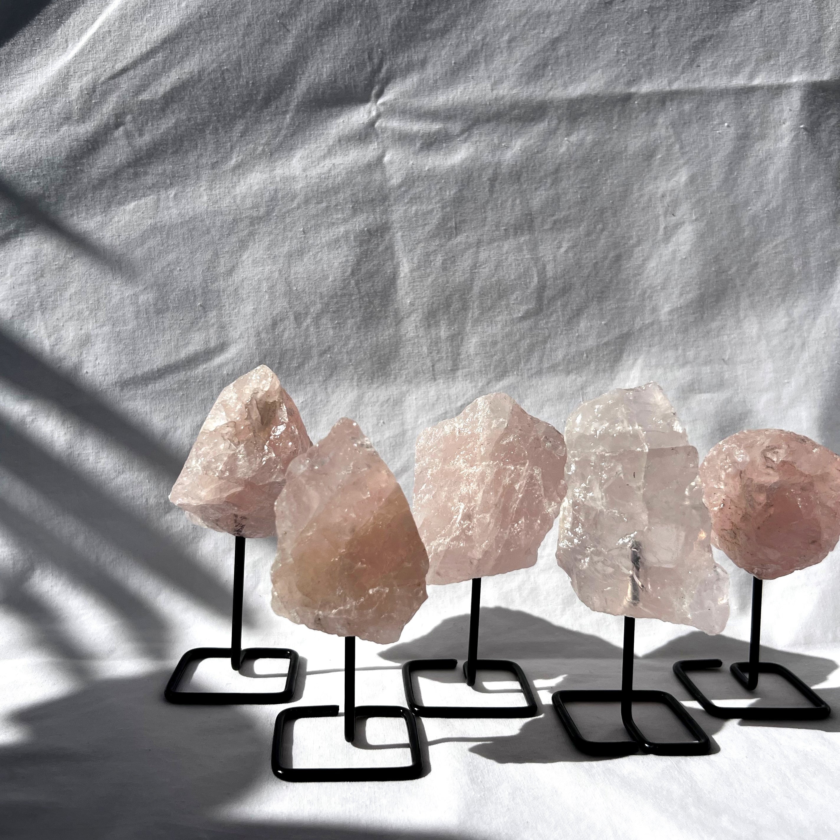 Rose Quartz on Stand