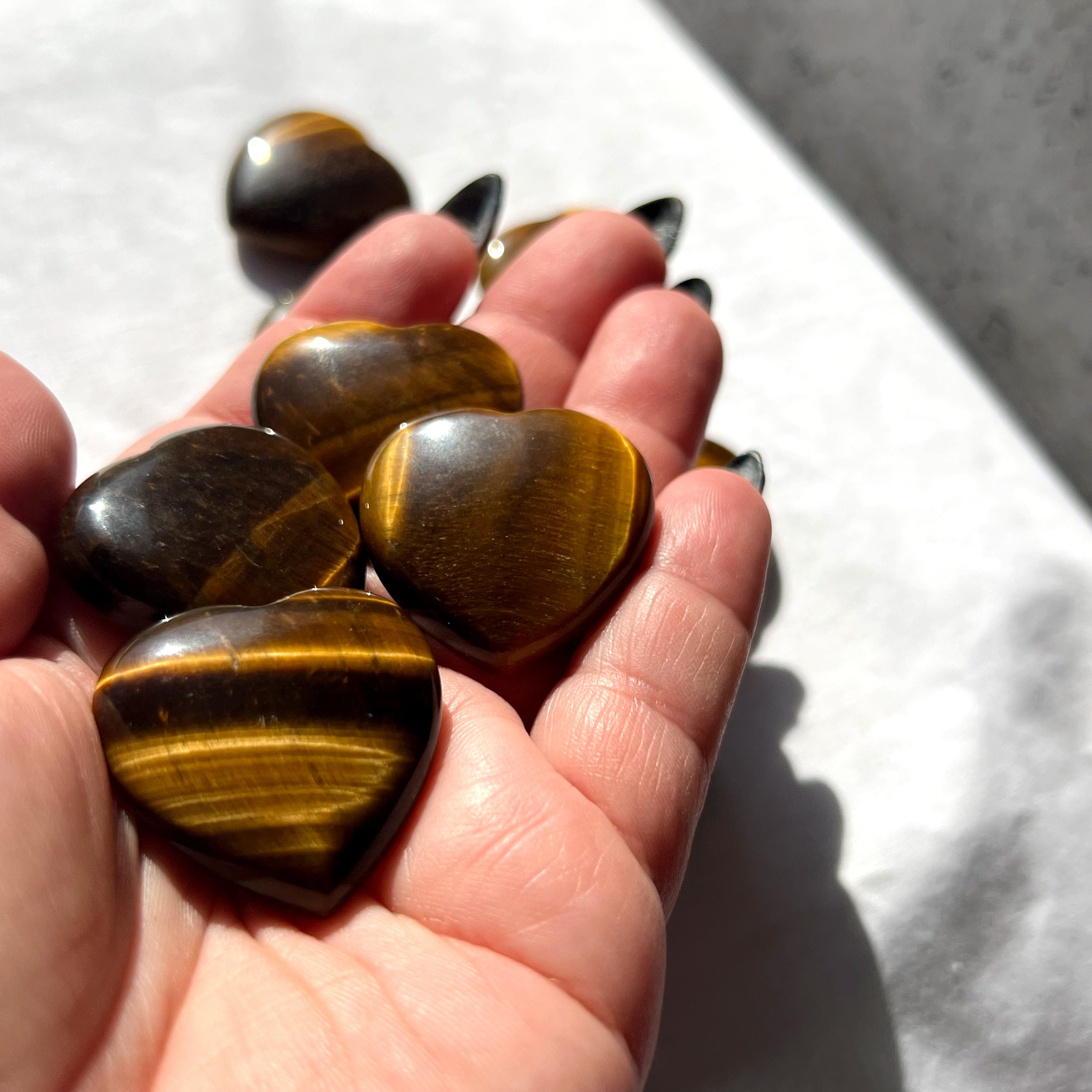 Tiger Eye Heart | Small