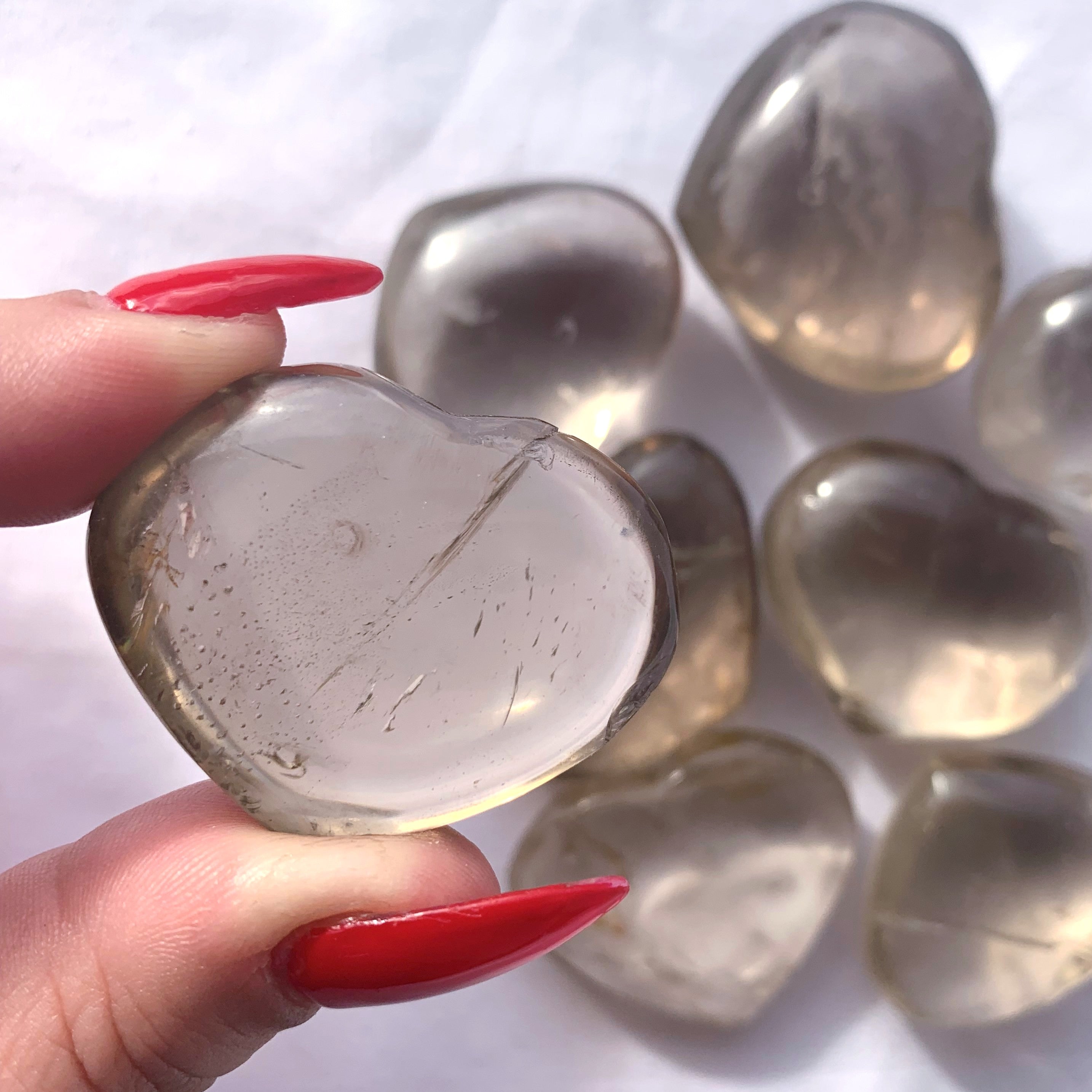 Smoky Quartz Heart | Medium