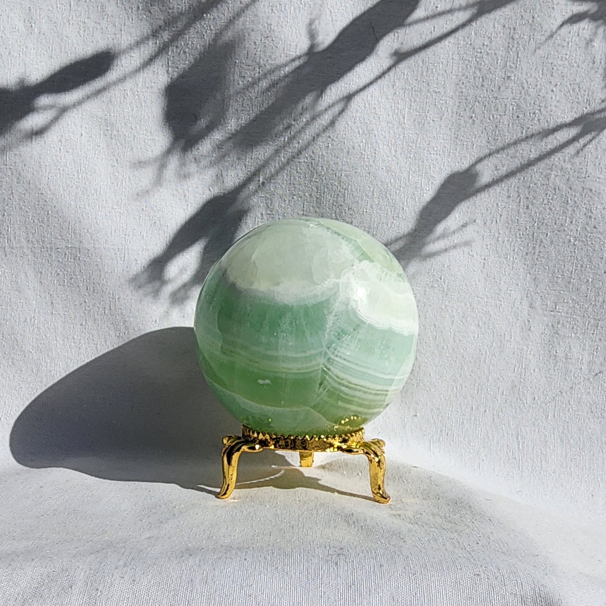 Pistachio Calcite Sphere
