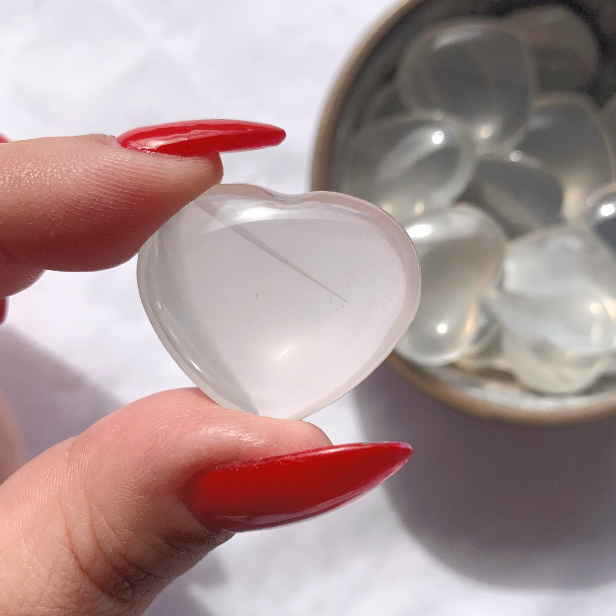 Girasol Quartz Heart