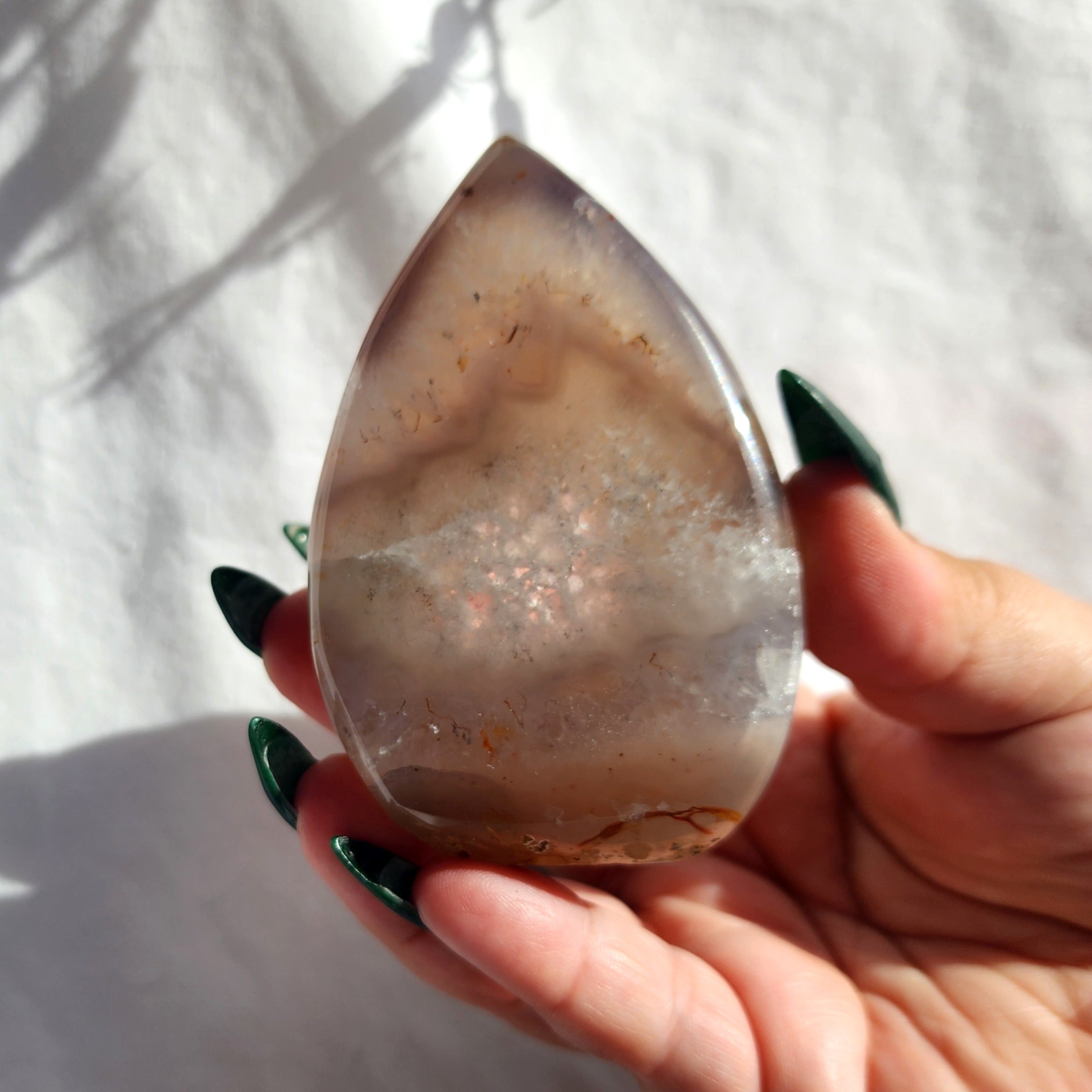 Natural Agate Flame