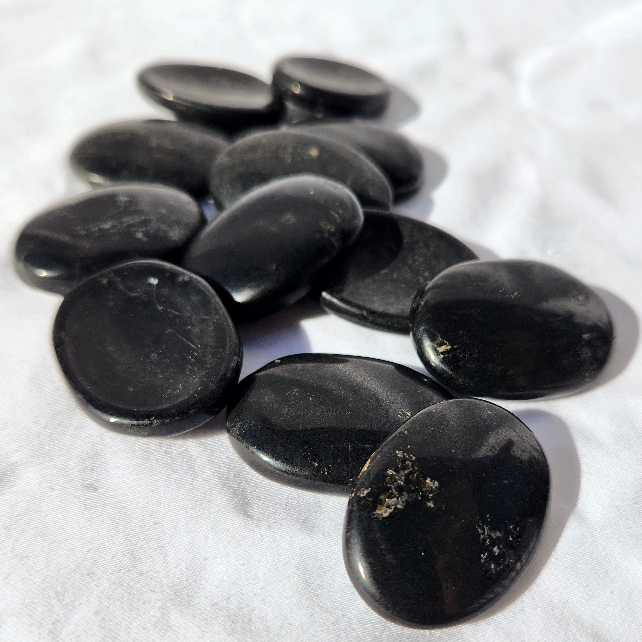 Black Tourmaline Worry Stone