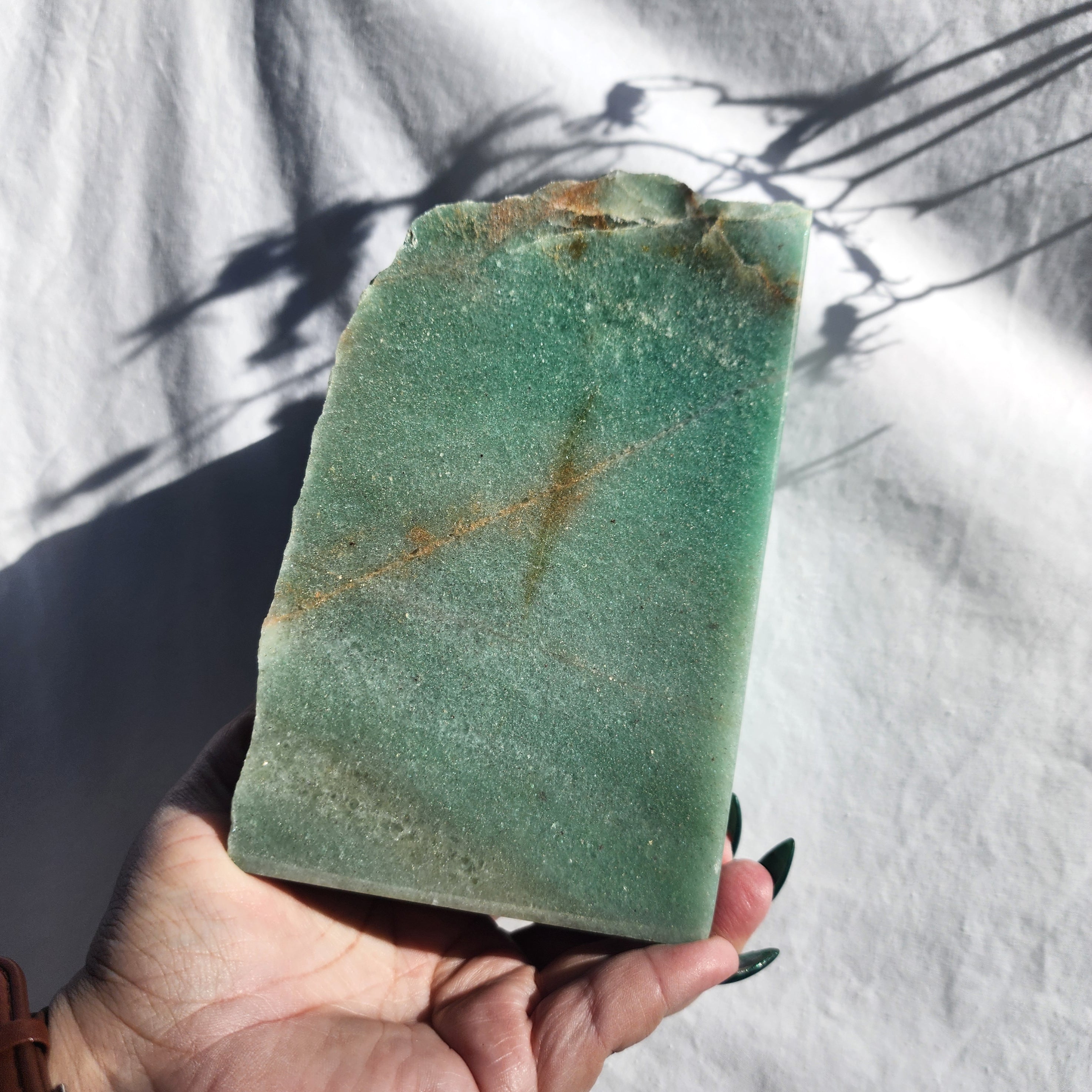 Green Aventurine Book Ends (Pair)