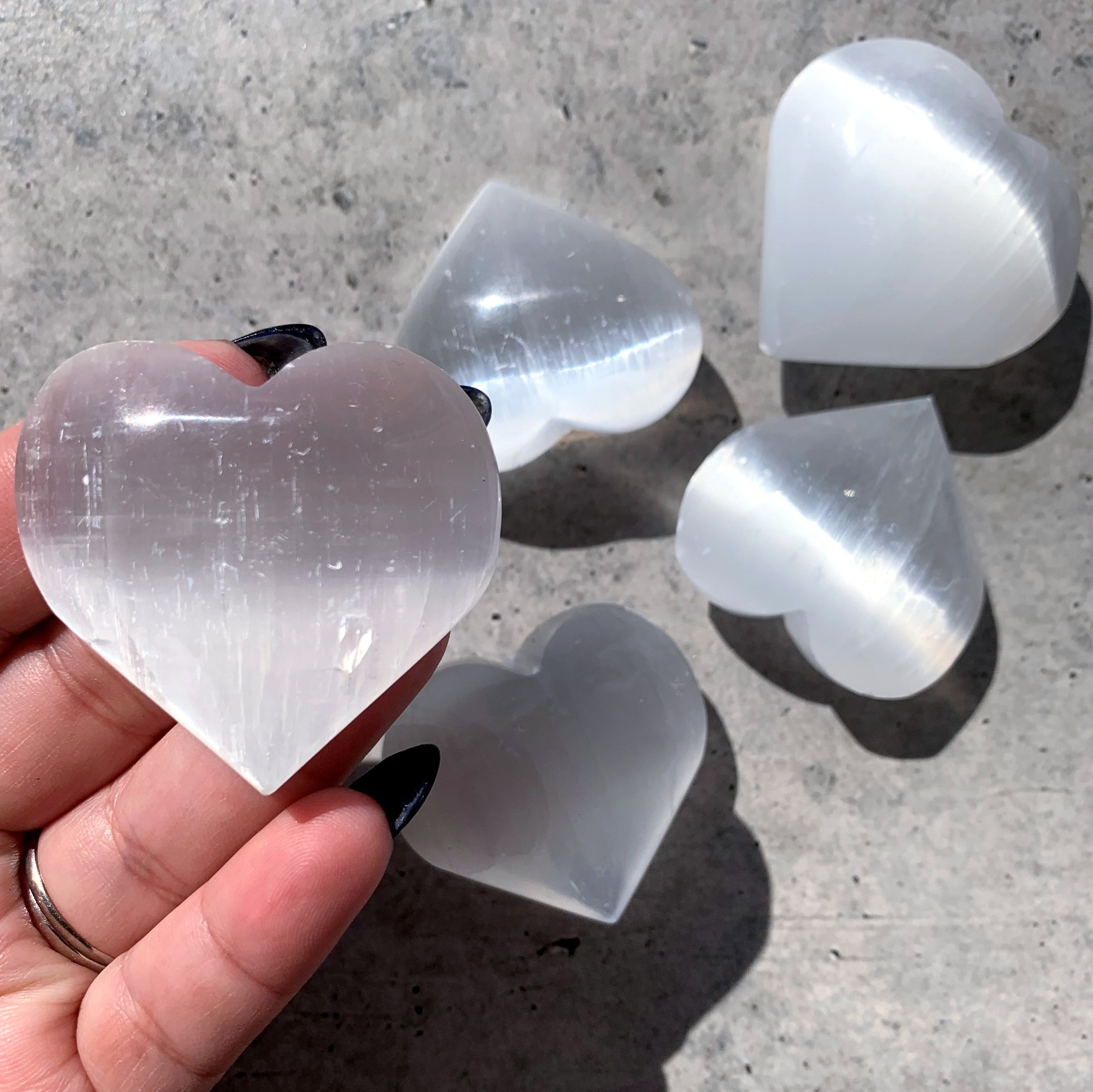 Selenite Heart | Small