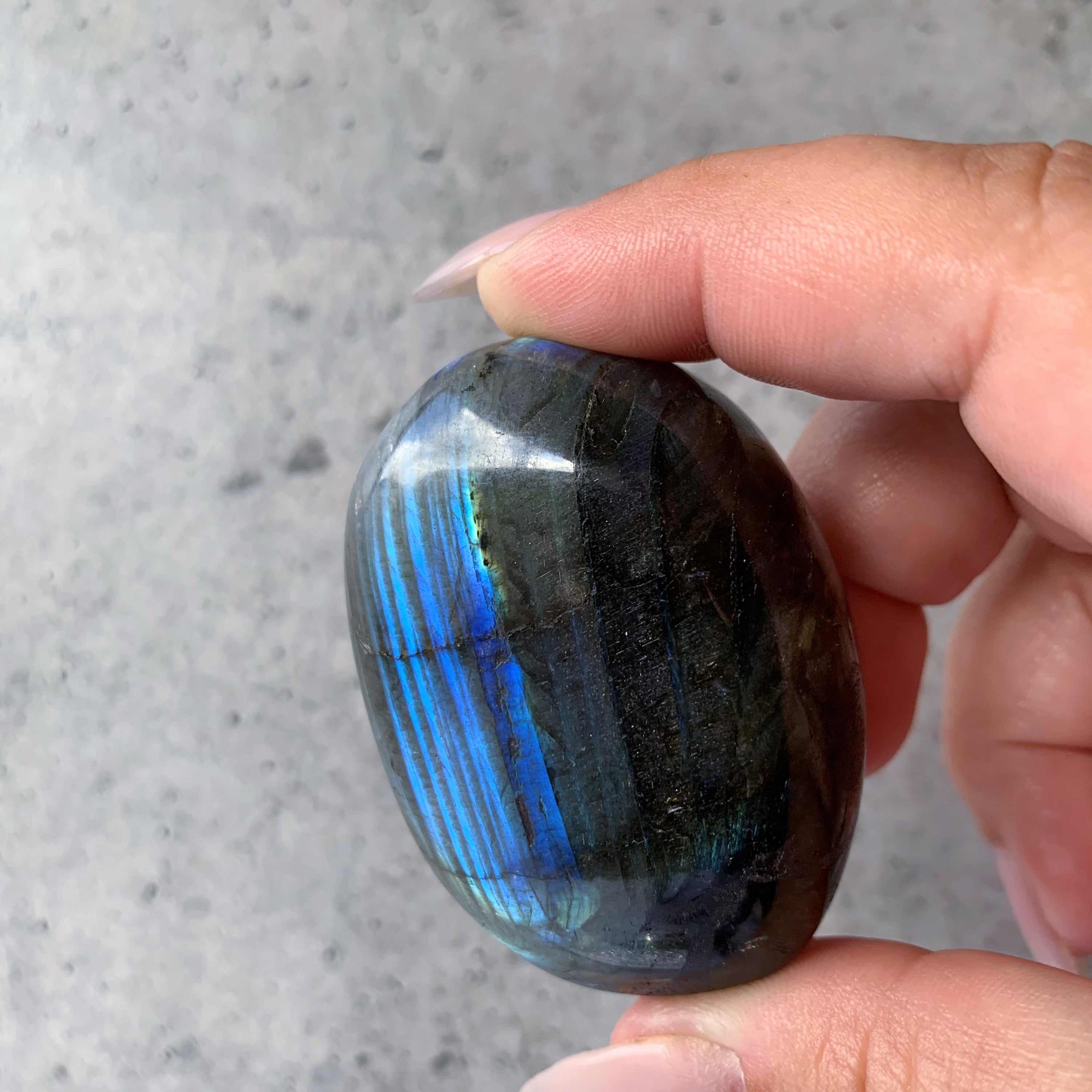 Labradorite Palm Stone | X-Large