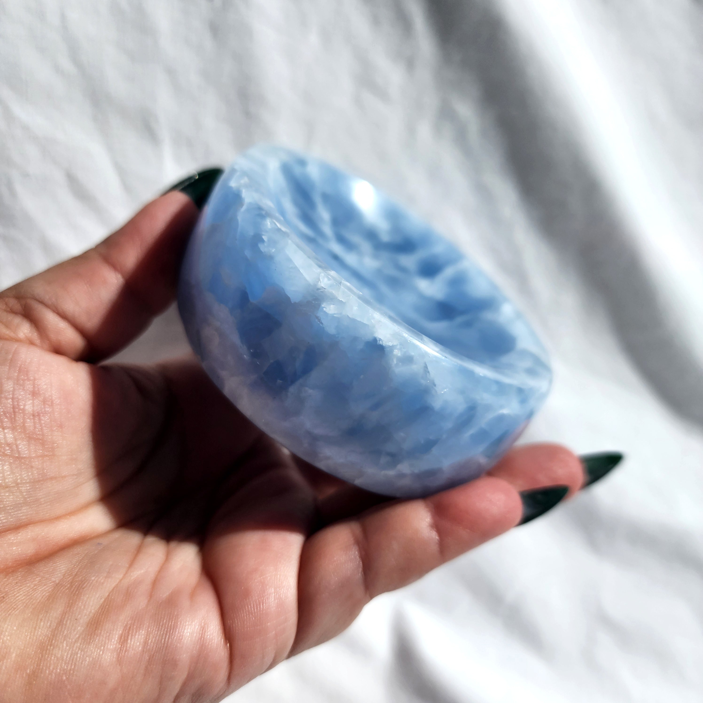 Blue Calcite Dish