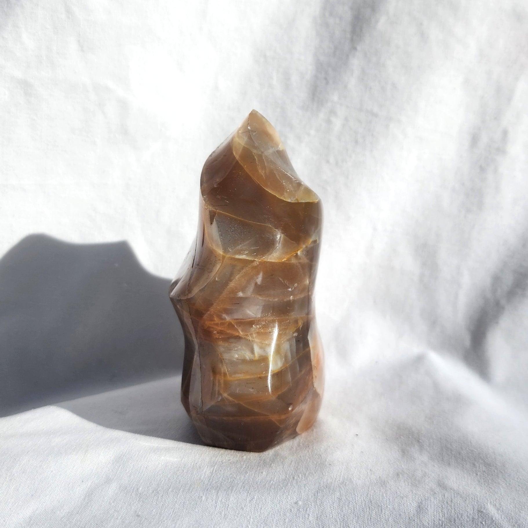 Peach Moonstone Flame