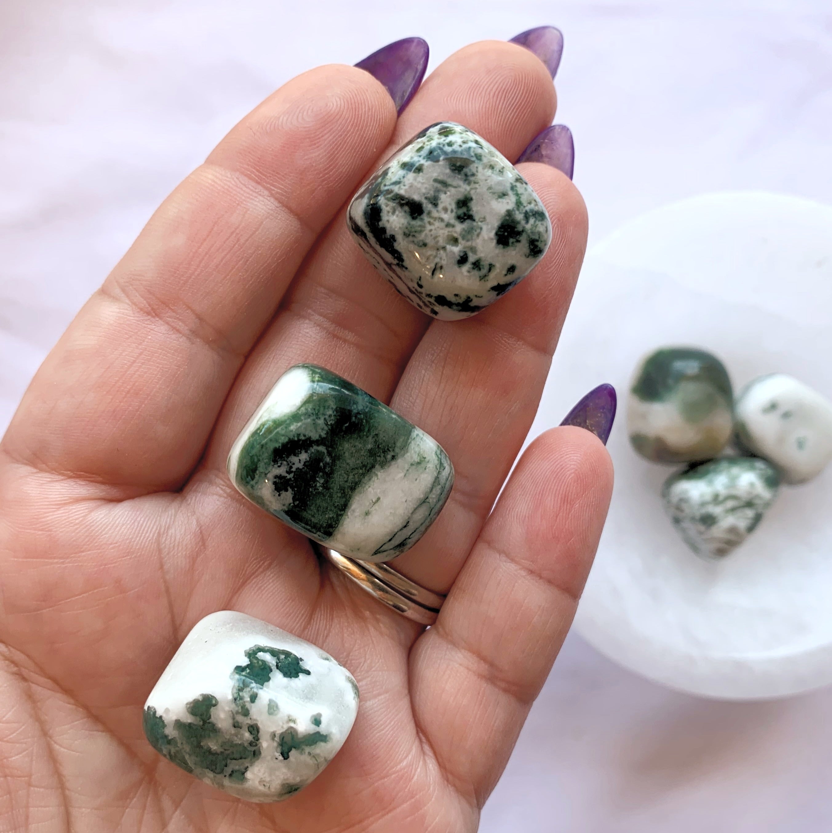 Tree Agate Tumble | Small