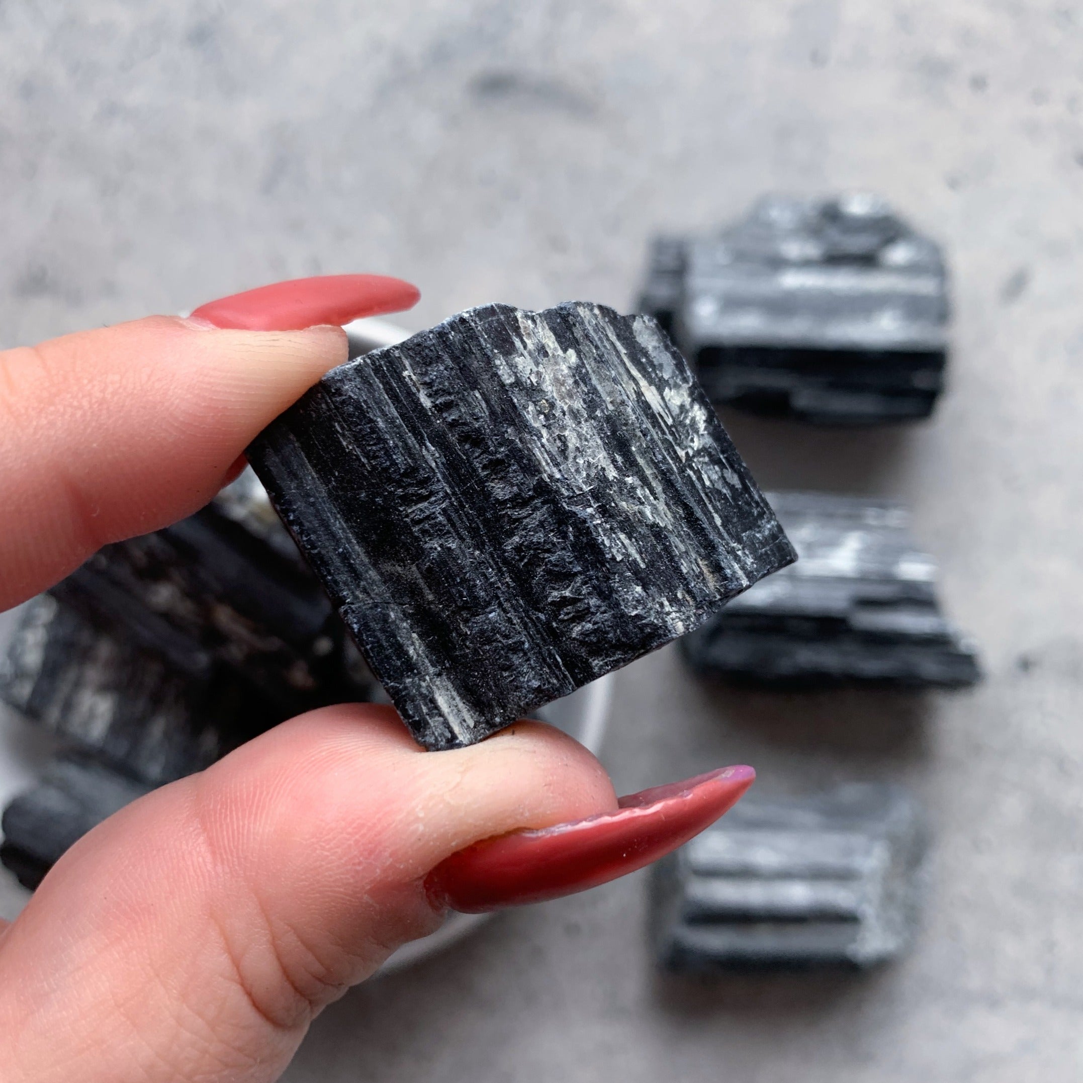 Black Tourmaline Raw | Small