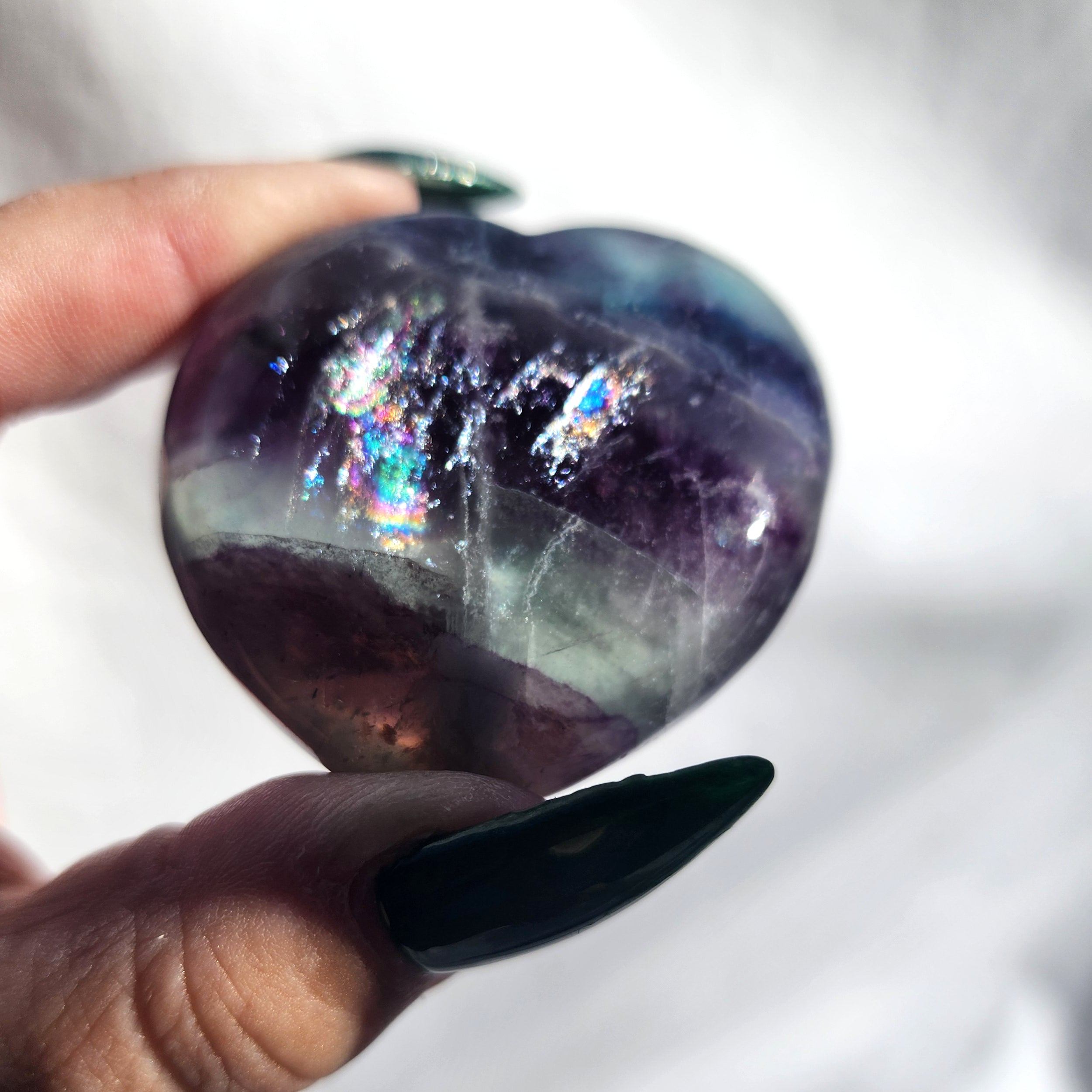 Fluorite Heart | Large
