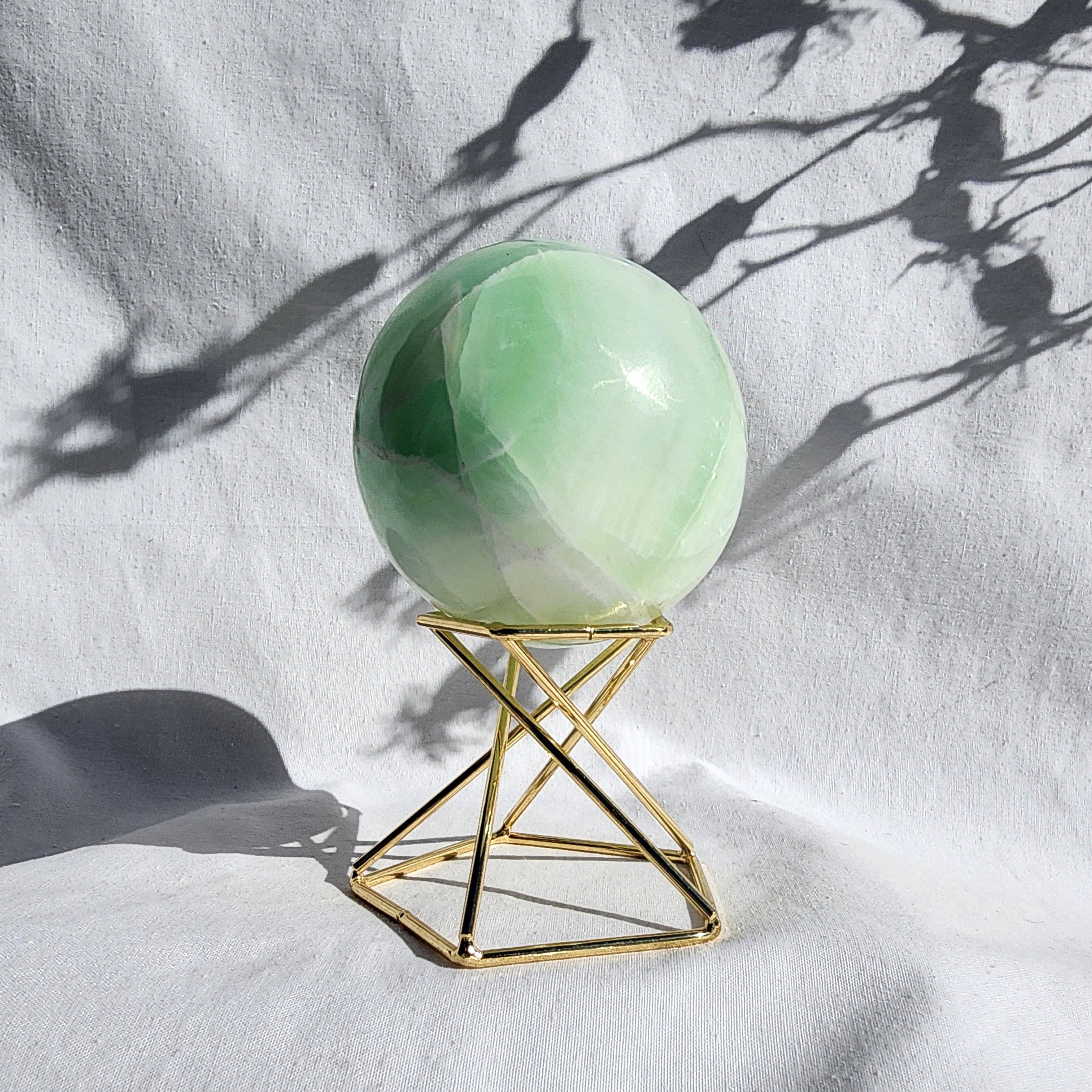 Pistachio Calcite Sphere