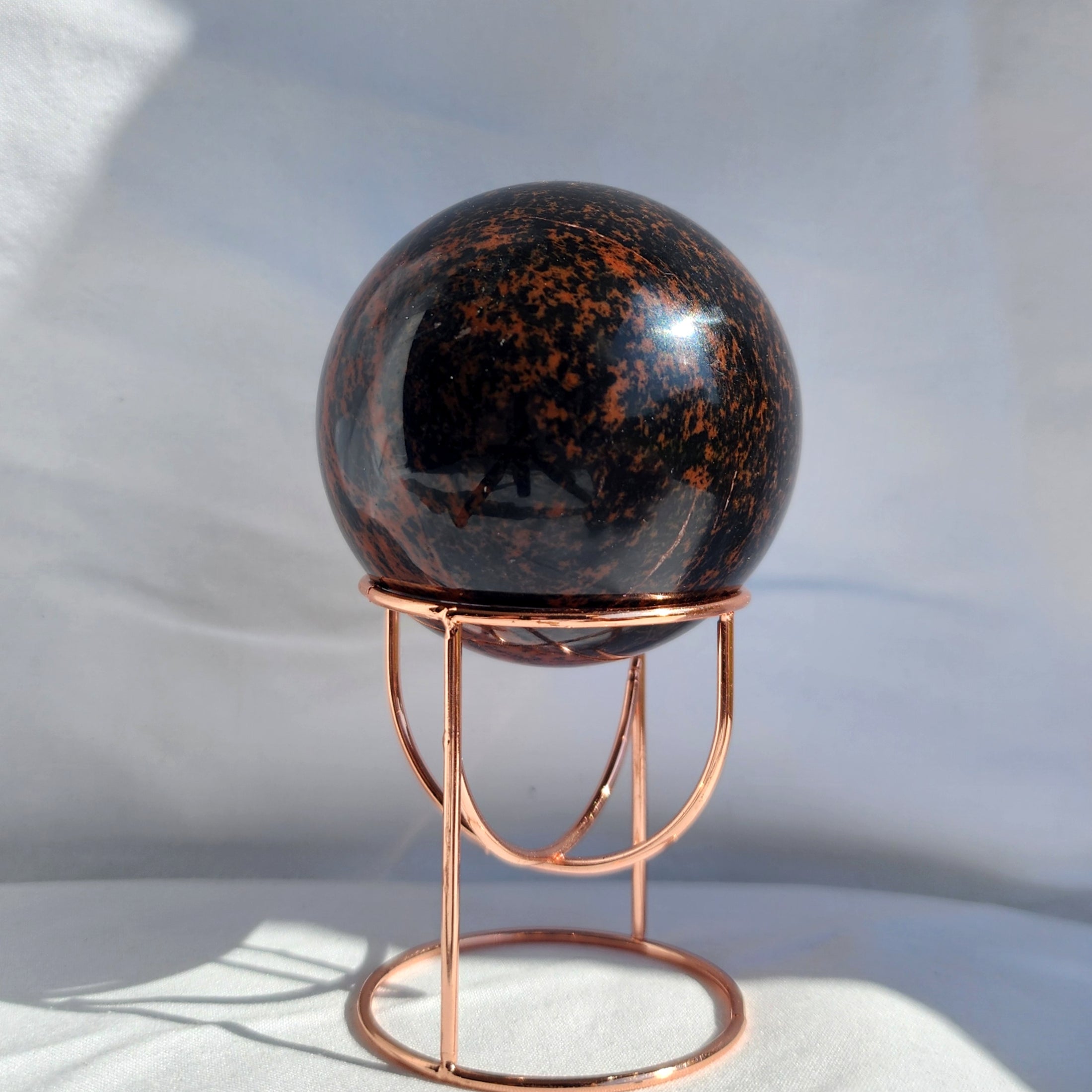 Mahogany Obsidian Sphere