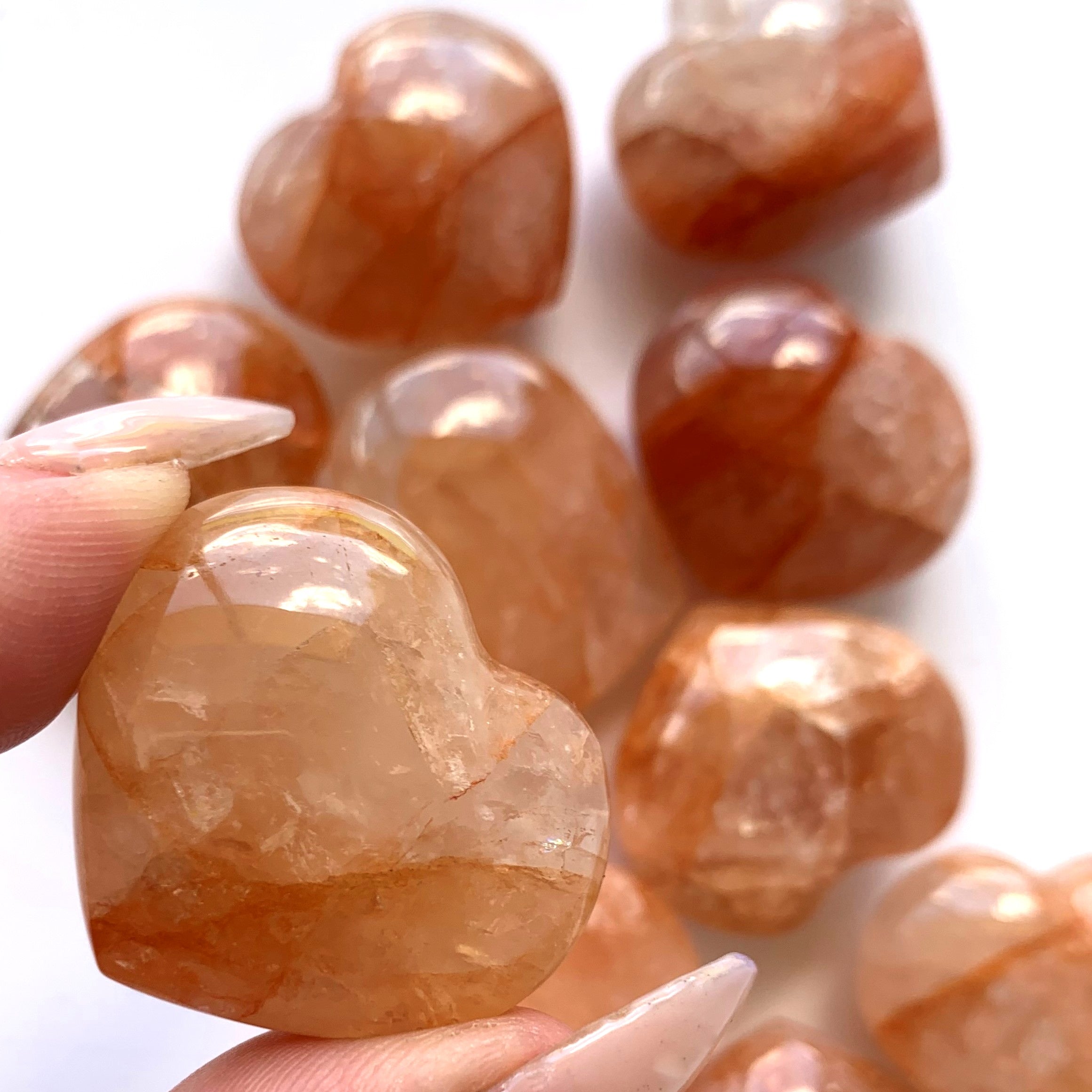 Fire Quartz Heart | Small