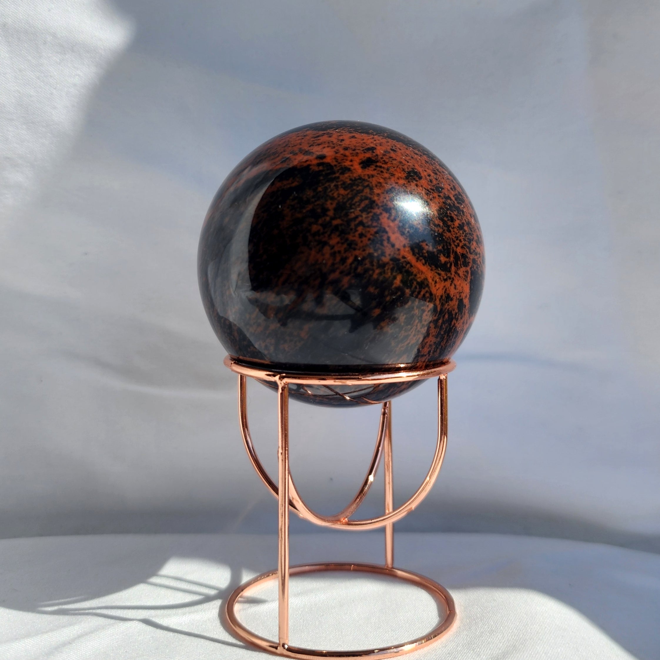Mahogany Obsidian Sphere