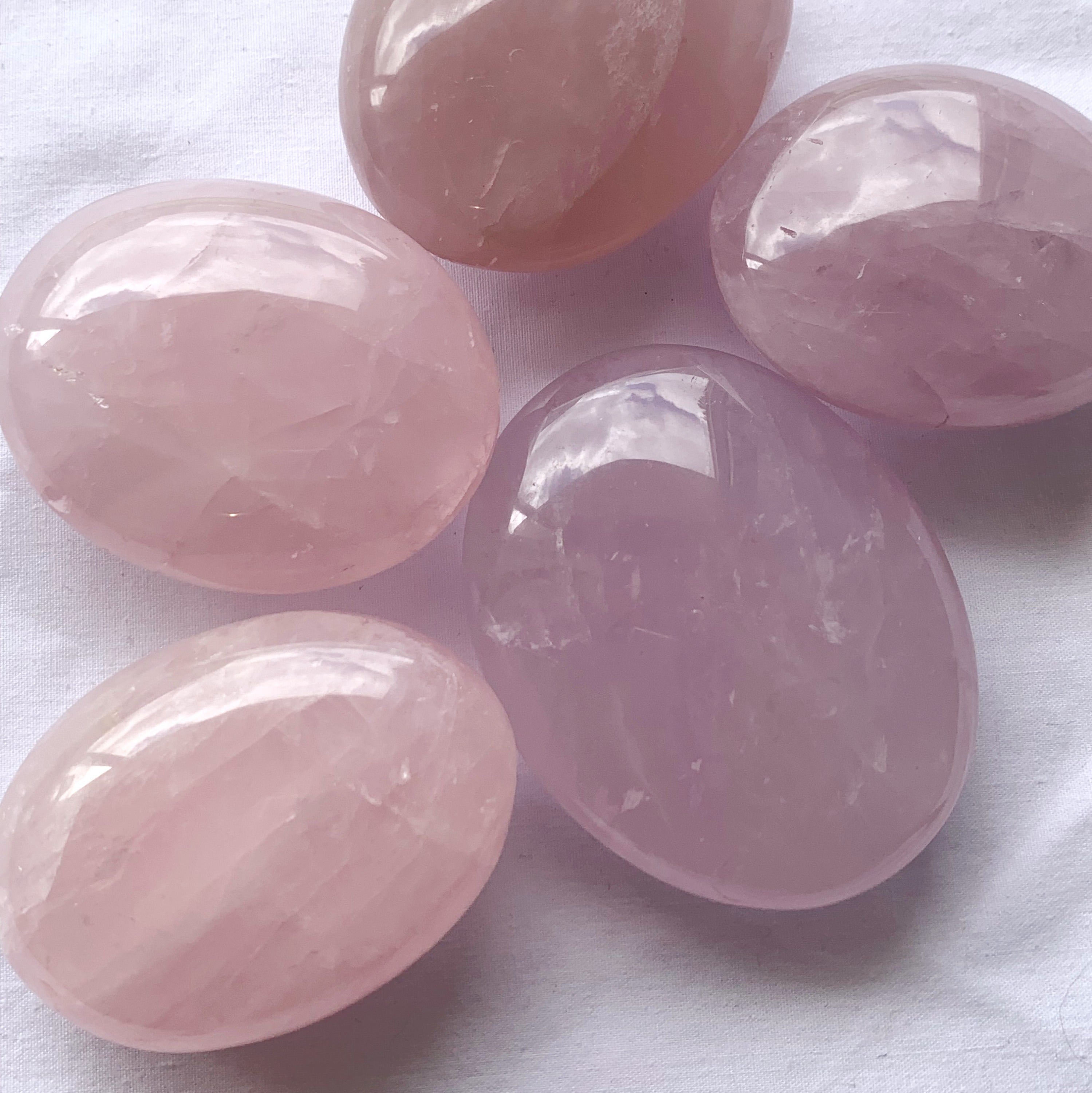 Rose Quartz Palmstone | Large