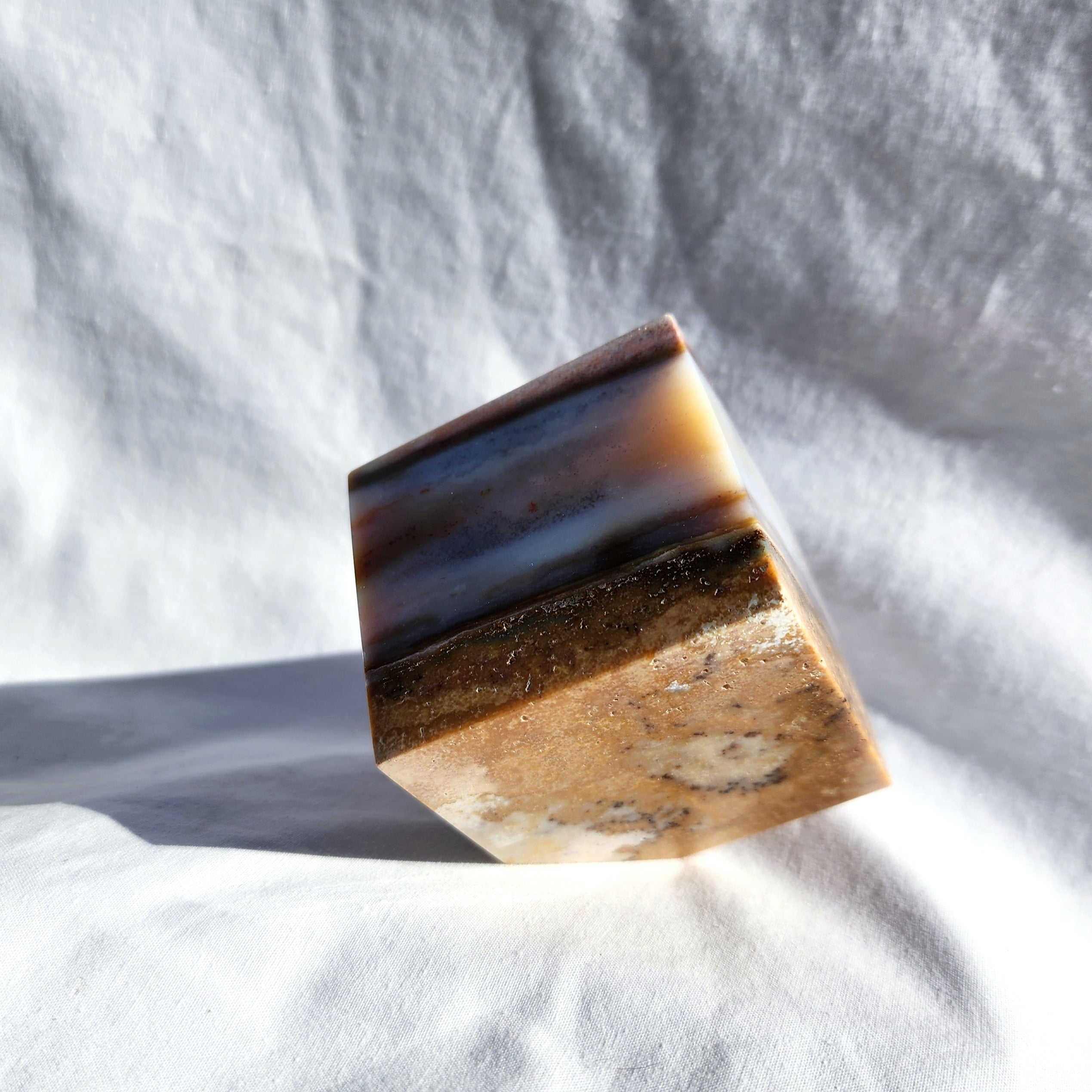 Ocean Jasper Cube