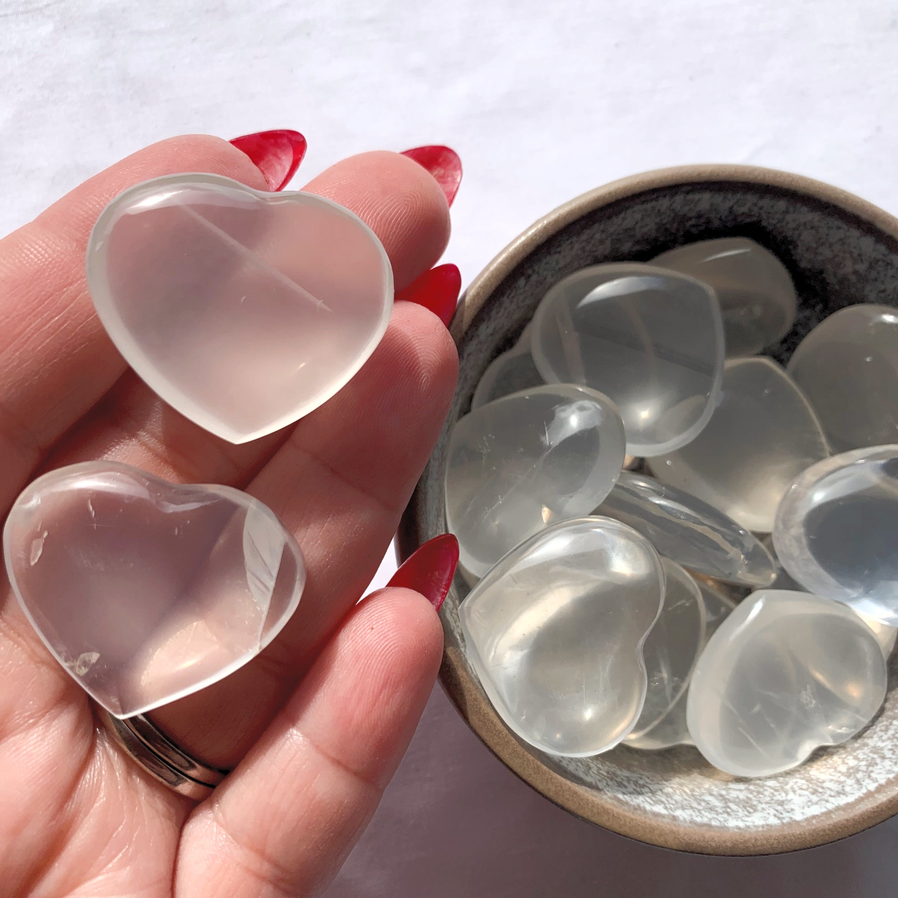 Girasol Quartz Heart