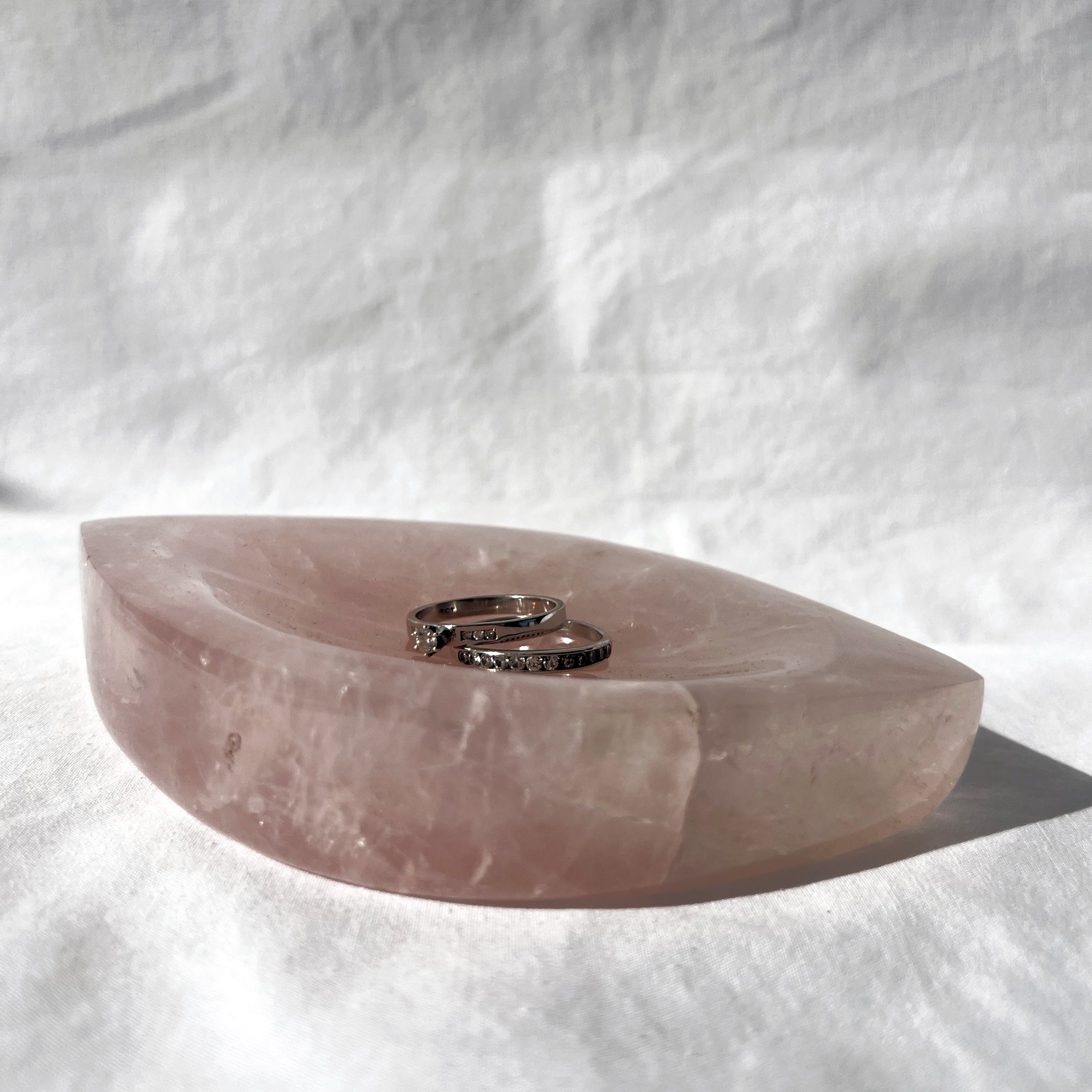 Rose Quartz Trinket Dish