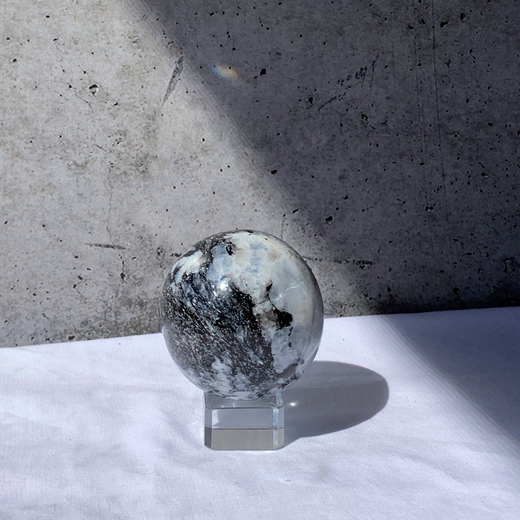 Rainbow Moonstone Sphere