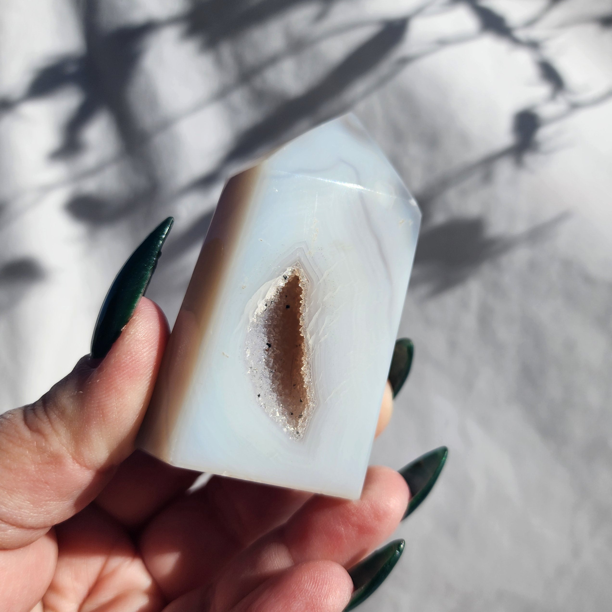 Natural Agate Generator Point