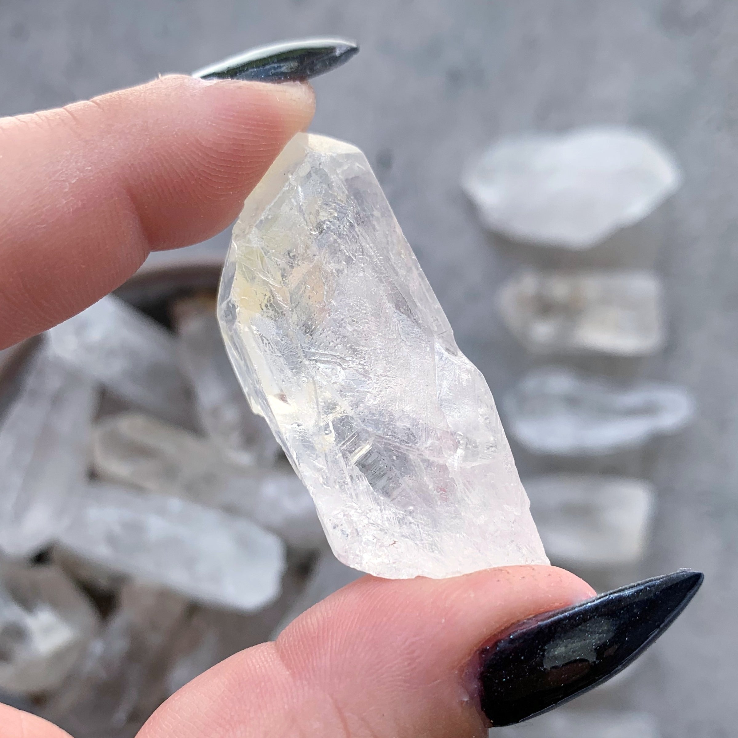 Clear Quartz Rough Natural Points | Small