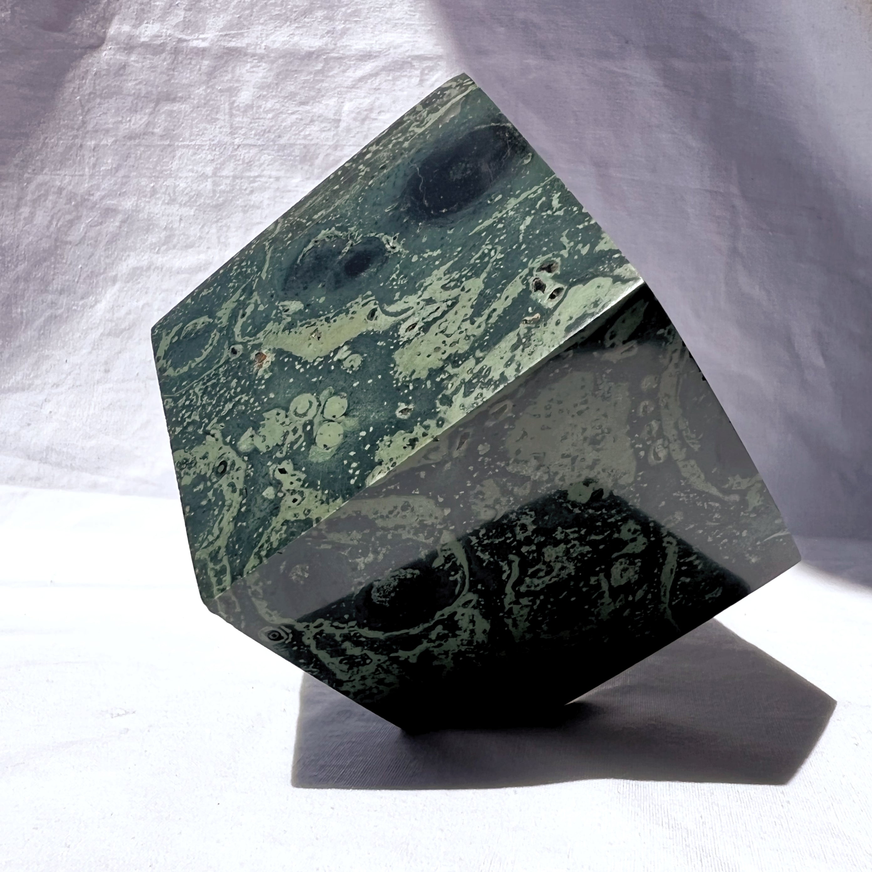 Kambaba Jasper Cube