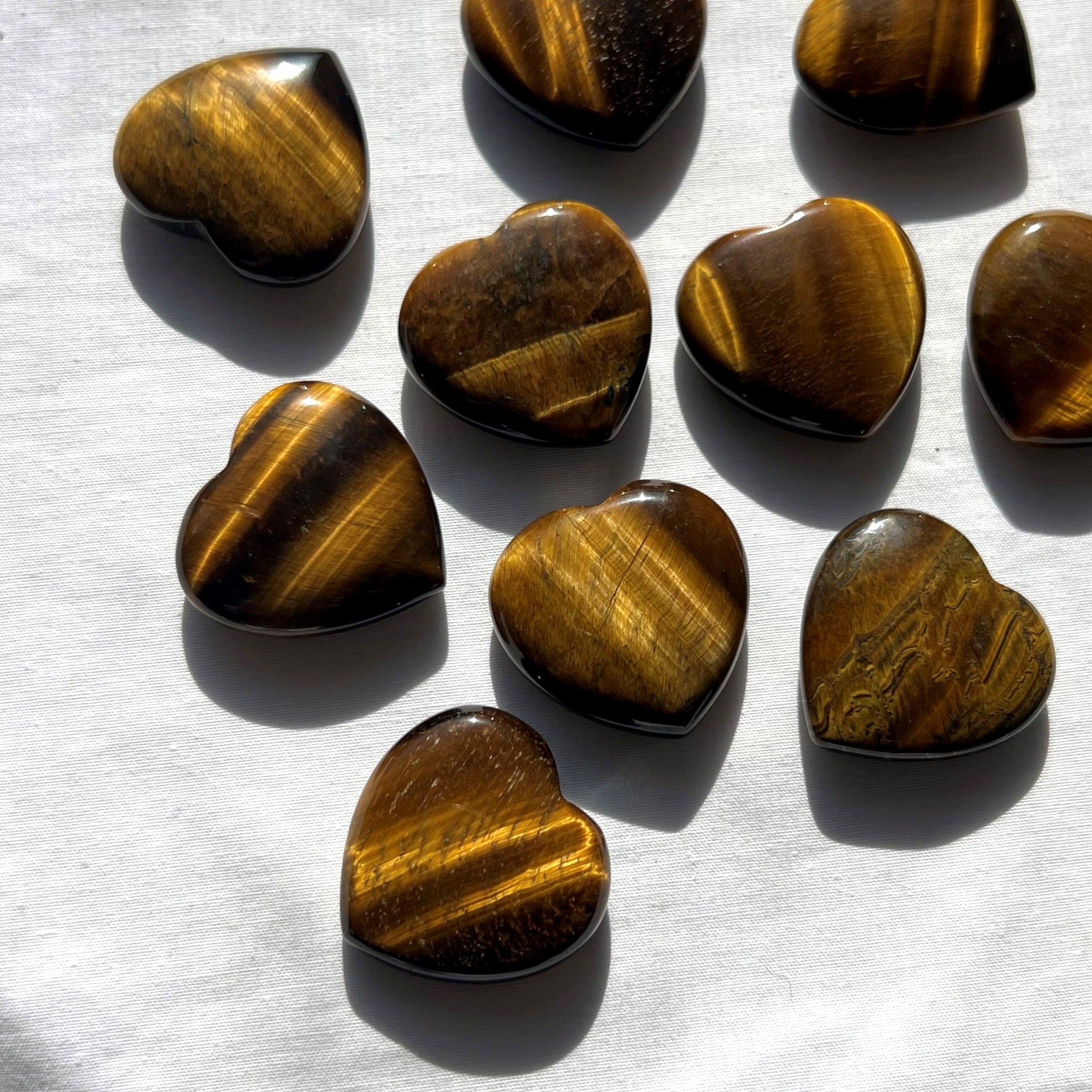 Tiger Eye Heart | Small