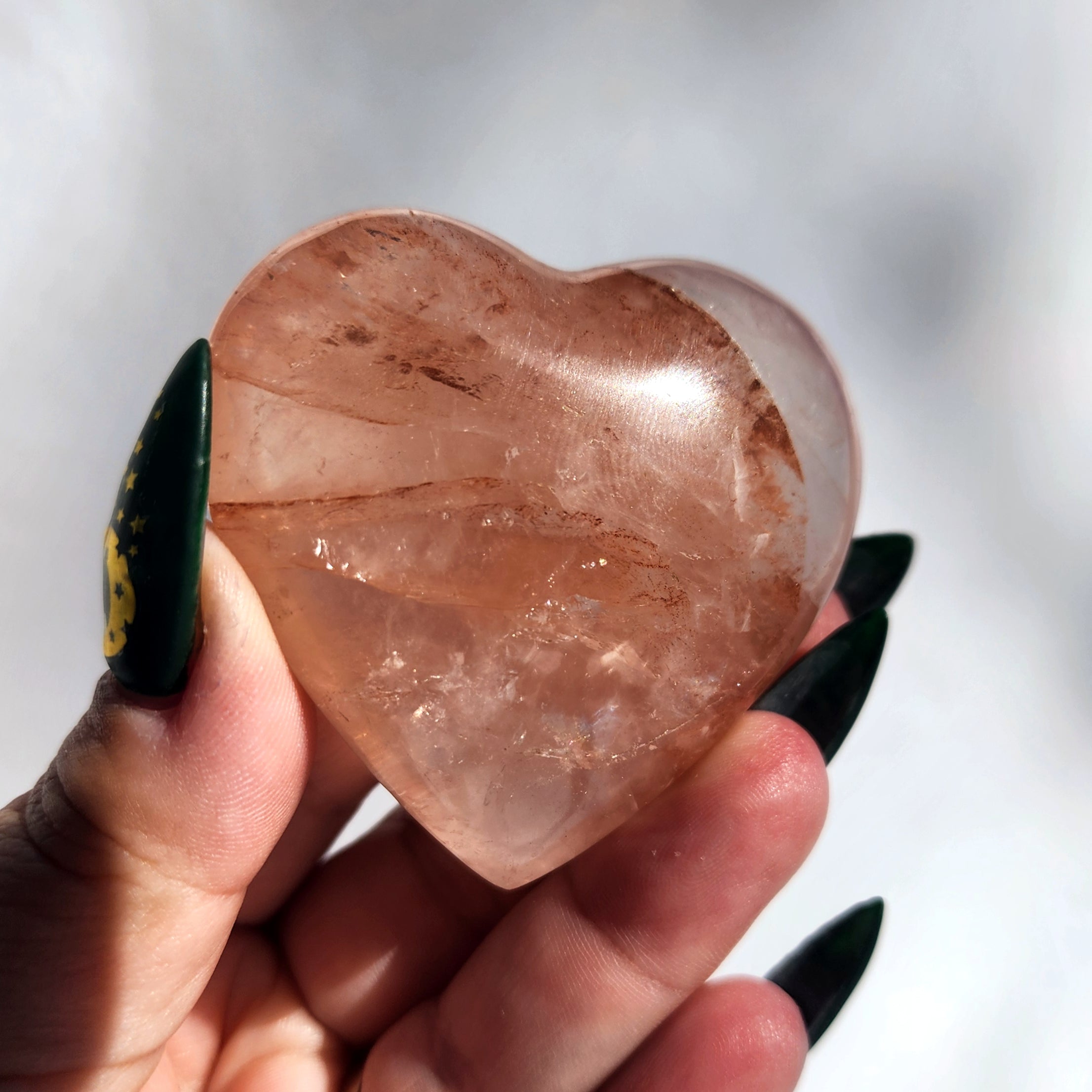 Fire Quartz Heart