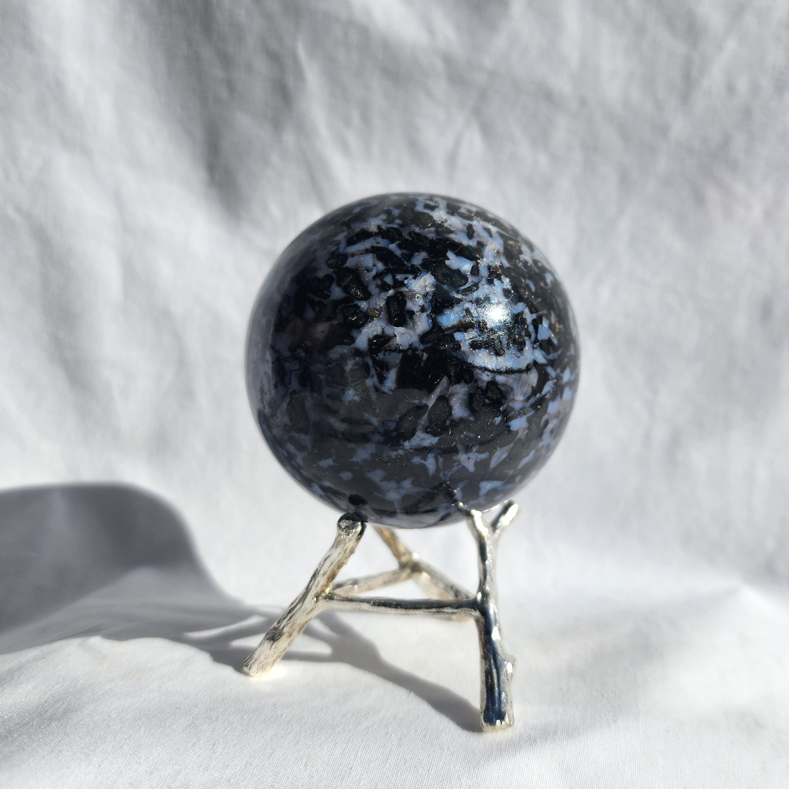 Indigo Gabbro (Mystic Merlinite) Sphere