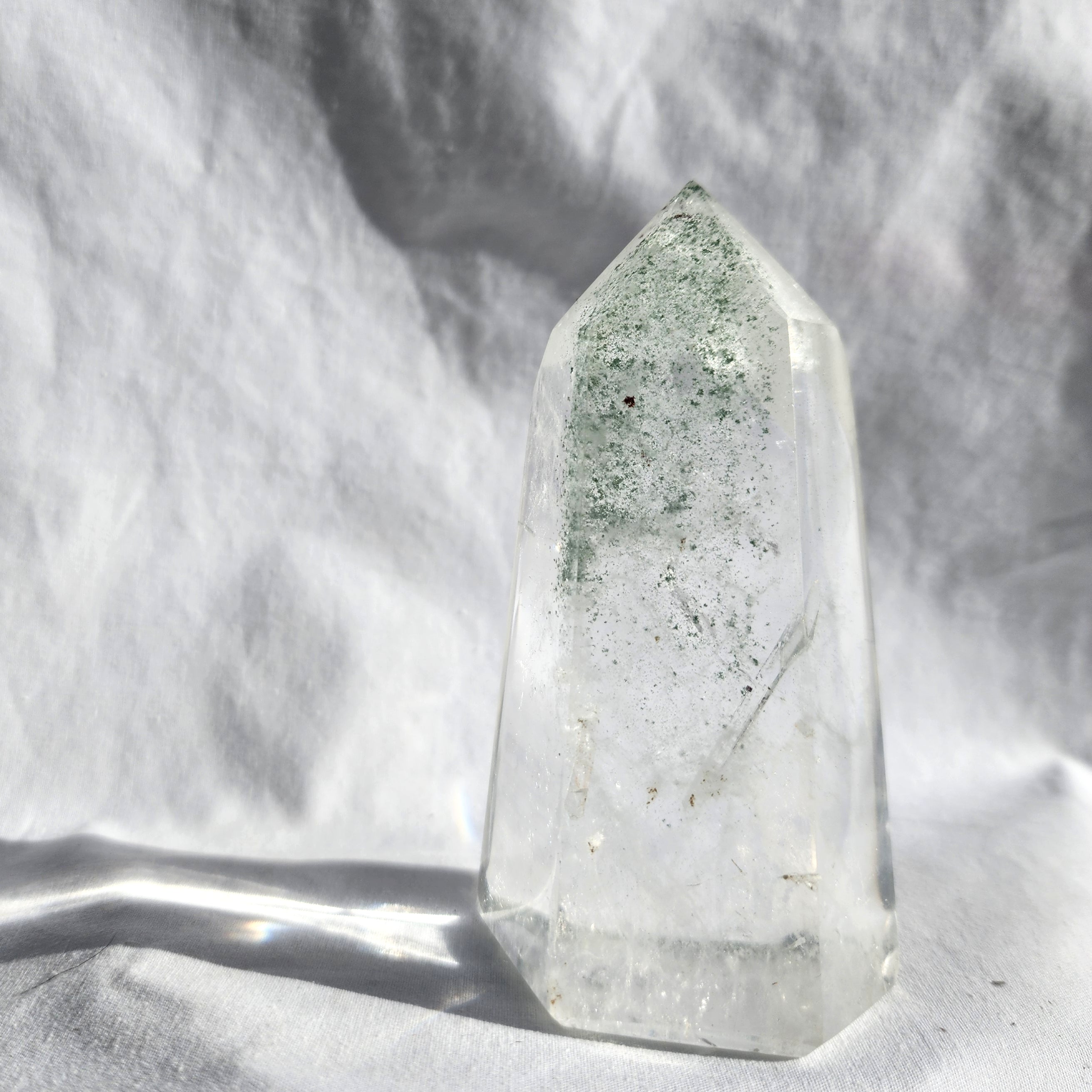 Quartz Generator Point with Chlorite Inclusions