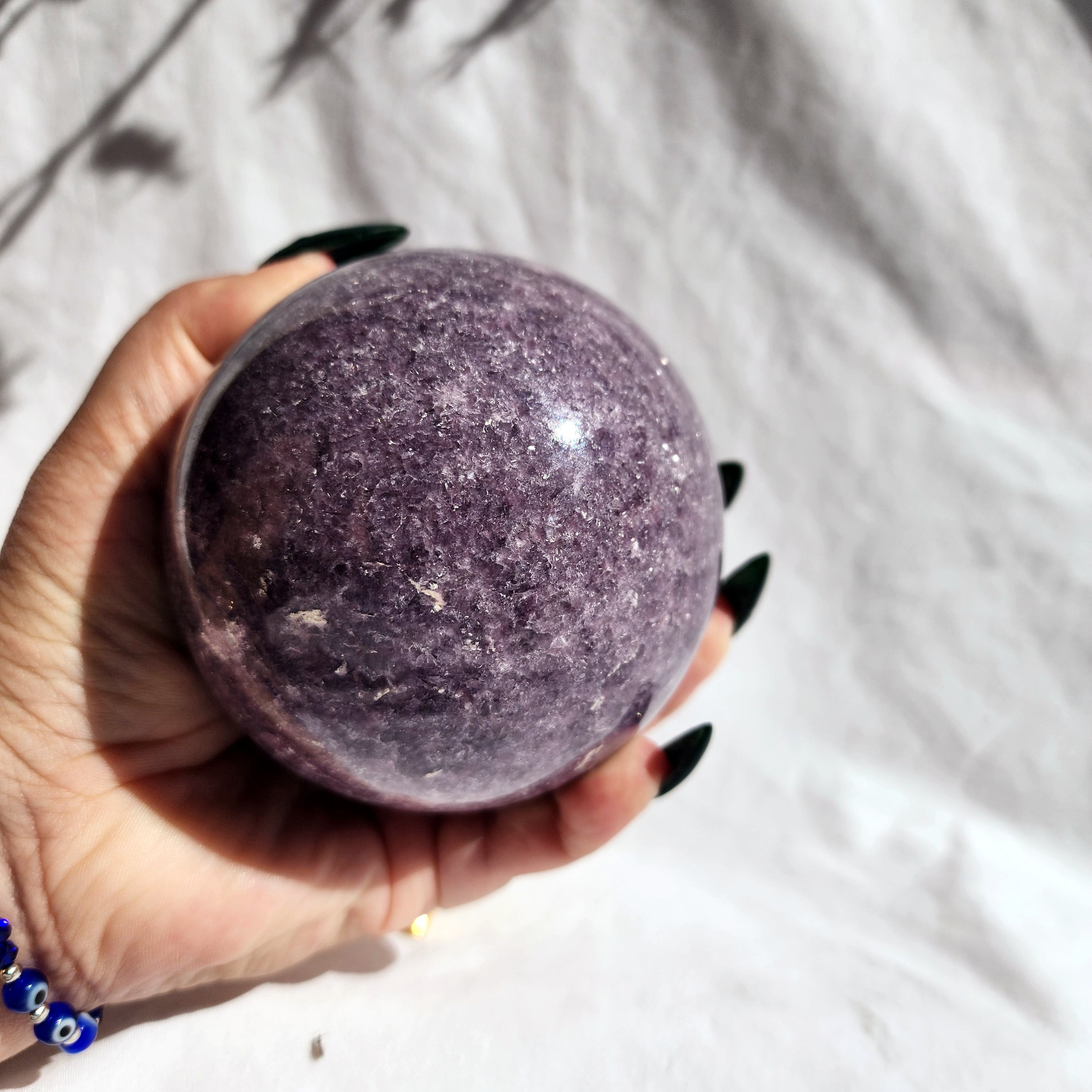 Lepidolite Sphere